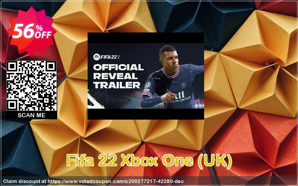 Fifa 22 Xbox One, UK  Coupon, discount Fifa 22 Xbox One (UK) Deal 2024 CDkeys. Promotion: Fifa 22 Xbox One (UK) Exclusive Sale offer 