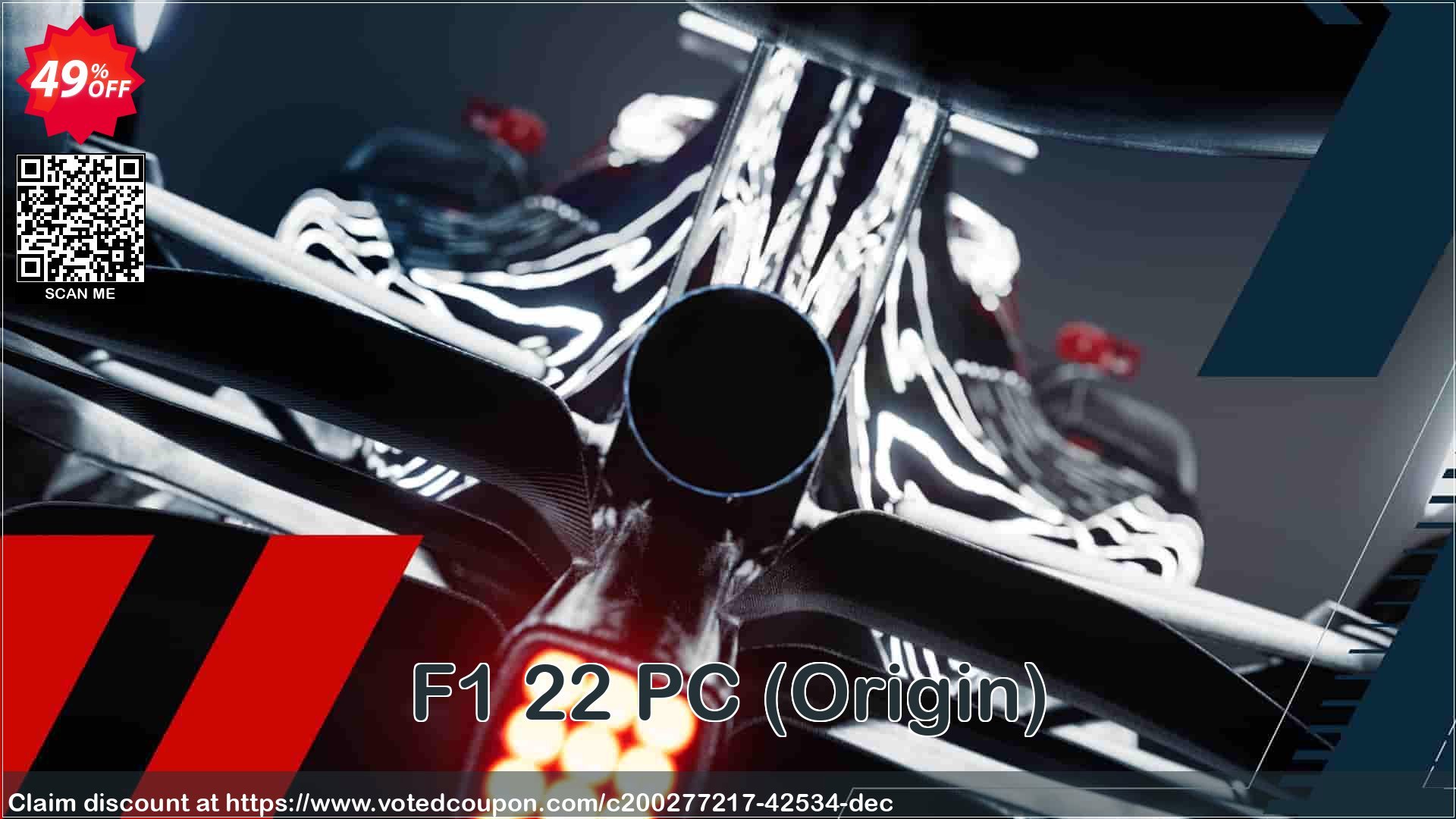 F1 22 PC, Origin  Coupon, discount F1 22 PC (Origin) Deal 2024 CDkeys. Promotion: F1 22 PC (Origin) Exclusive Sale offer 