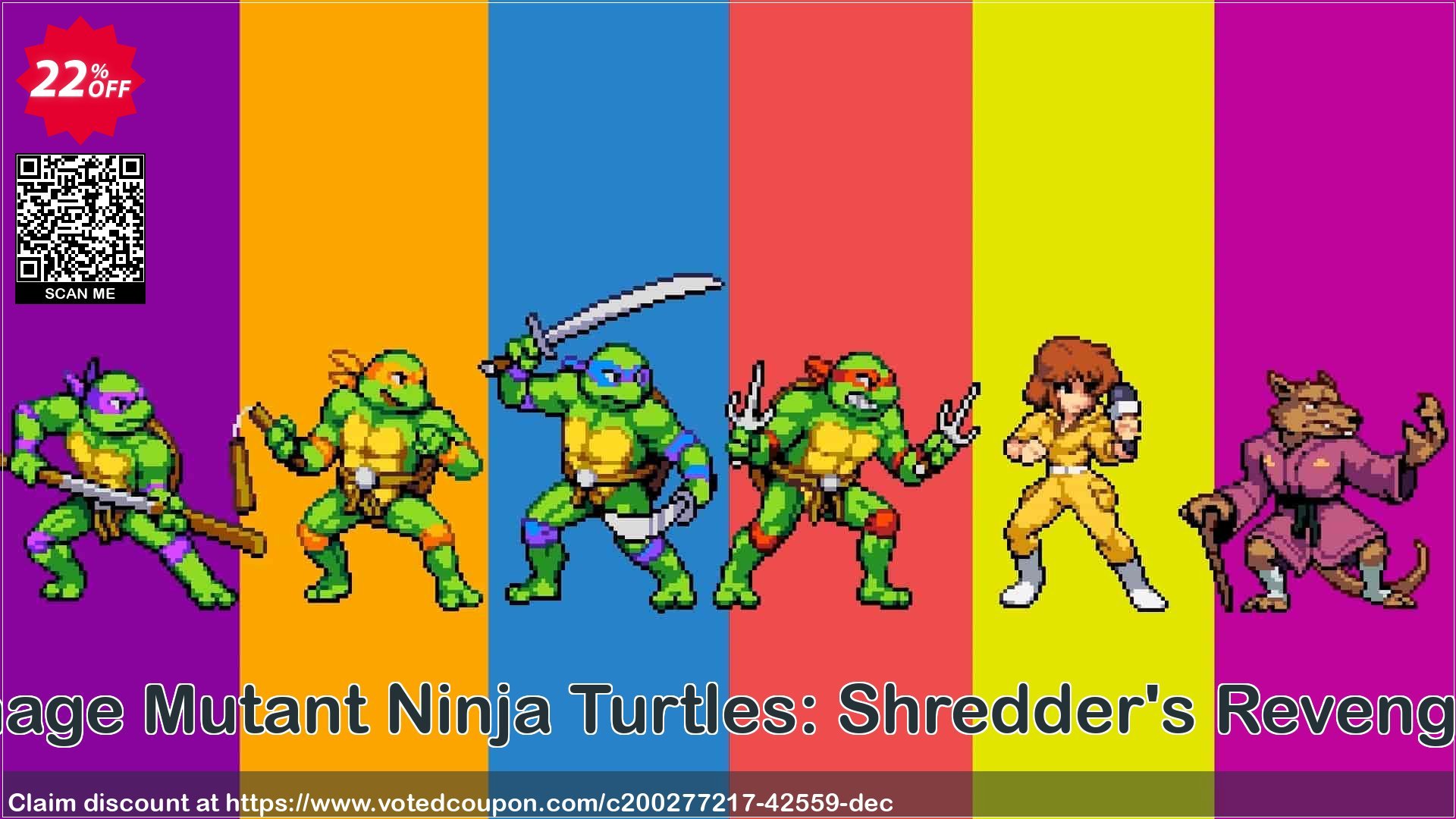 Teenage Mutant Ninja Turtles: Shredder's Revenge PC Coupon Code May 2024, 22% OFF - VotedCoupon
