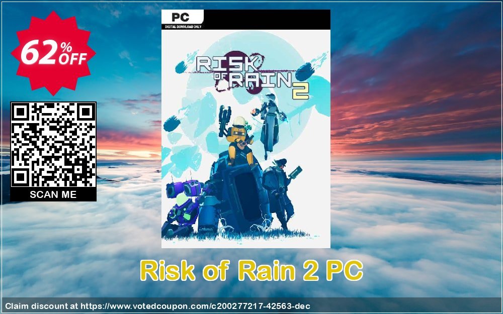 Risk of Rain 2 PC Coupon, discount Risk of Rain 2 PC Deal 2021 CDkeys. Promotion: Risk of Rain 2 PC Exclusive Sale offer 