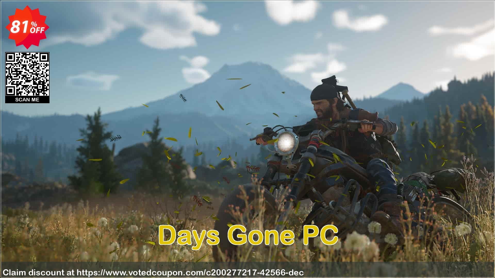 Days Gone PC Coupon, discount Days Gone PC Deal 2024 CDkeys. Promotion: Days Gone PC Exclusive Sale offer 