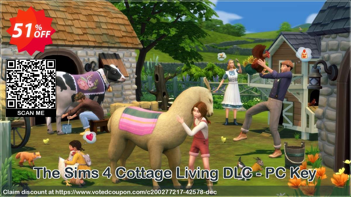 The Sims 4 Cottage Living DLC - PC Key Coupon Code May 2024, 51% OFF - VotedCoupon