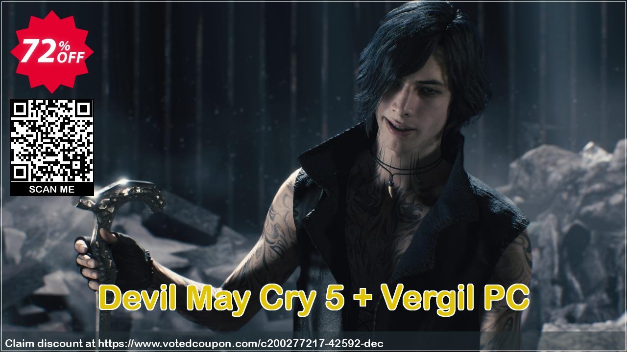 Devil May Cry 5 + Vergil PC Coupon, discount Devil May Cry 5 + Vergil PC Deal 2024 CDkeys. Promotion: Devil May Cry 5 + Vergil PC Exclusive Sale offer 