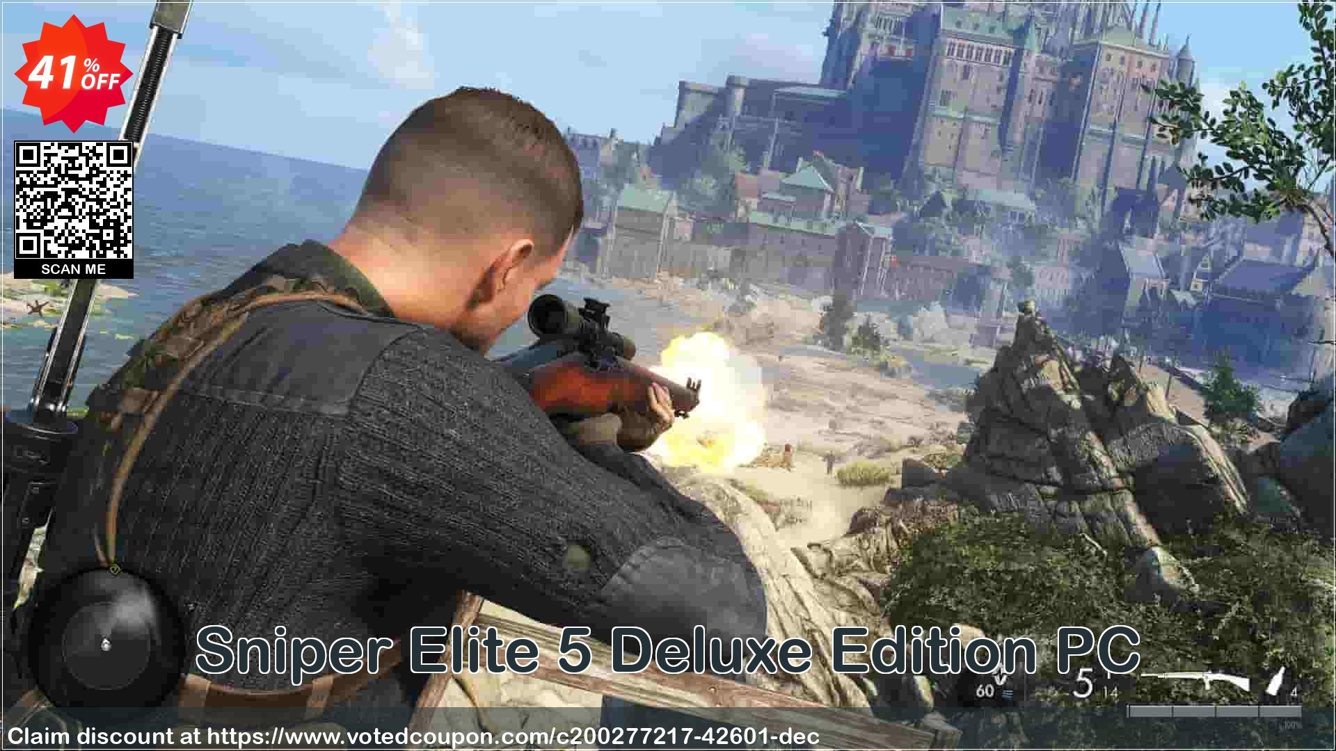 Sniper Elite 5 Deluxe Edition PC Coupon, discount Sniper Elite 5 Deluxe Edition PC Deal 2024 CDkeys. Promotion: Sniper Elite 5 Deluxe Edition PC Exclusive Sale offer 