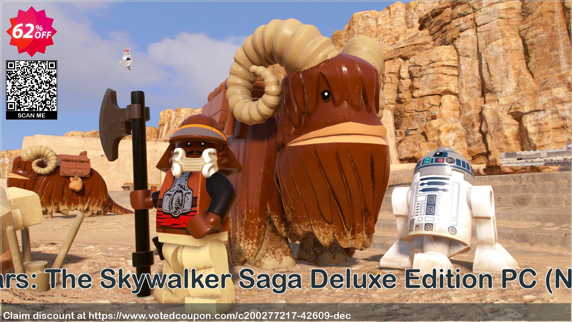 LEGO Star Wars: The Skywalker Saga Deluxe Edition PC, North America  Coupon Code May 2024, 62% OFF - VotedCoupon