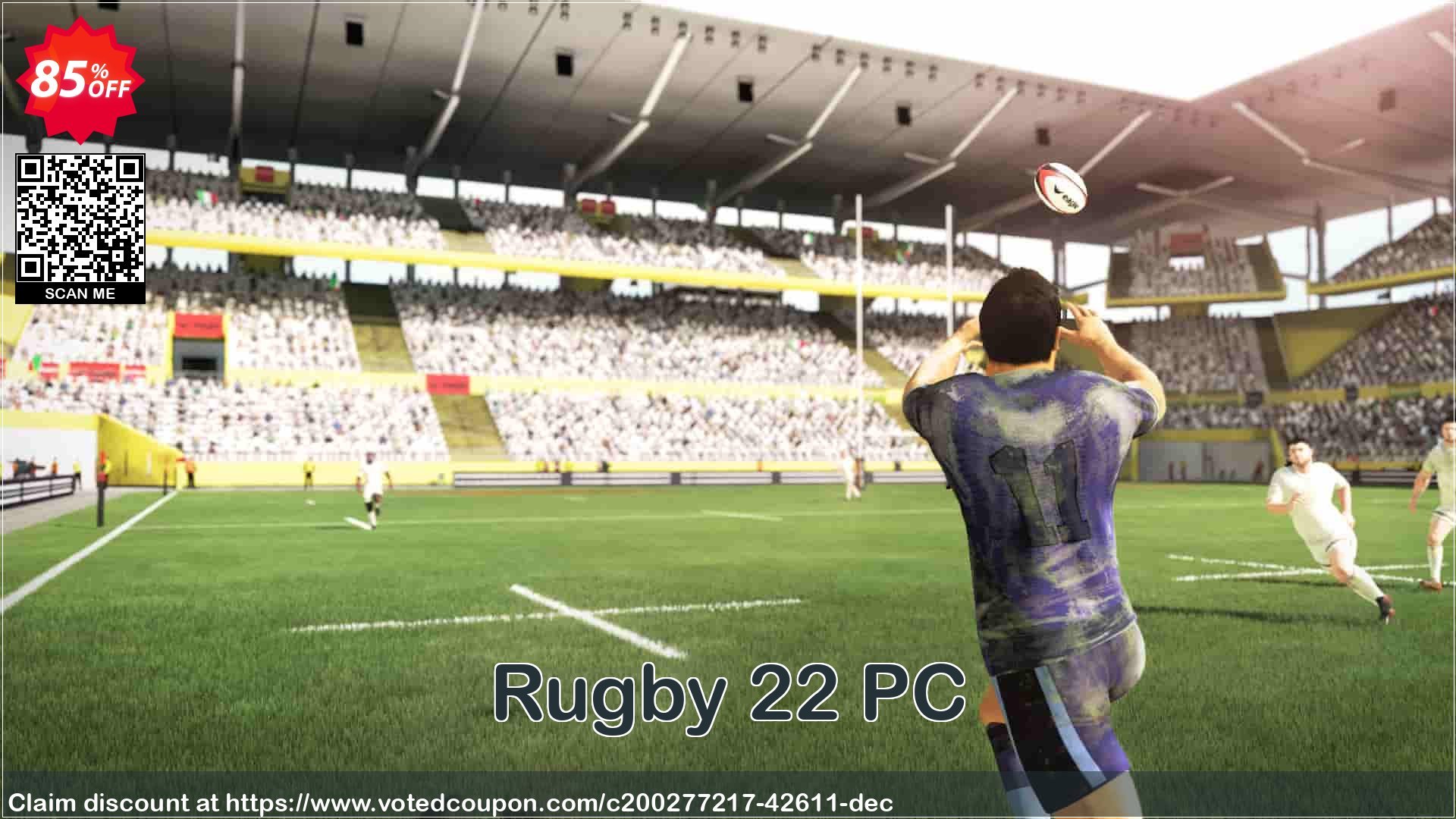 Rugby 22 PC Coupon, discount Rugby 22 PC Deal 2024 CDkeys. Promotion: Rugby 22 PC Exclusive Sale offer 