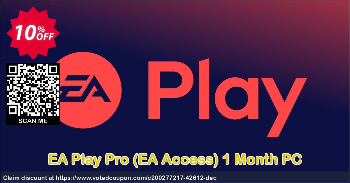 EA Play Pro, EA Access Monthly PC Coupon, discount EA Play Pro (EA Access) 1 Month PC Deal 2024 CDkeys. Promotion: EA Play Pro (EA Access) 1 Month PC Exclusive Sale offer 