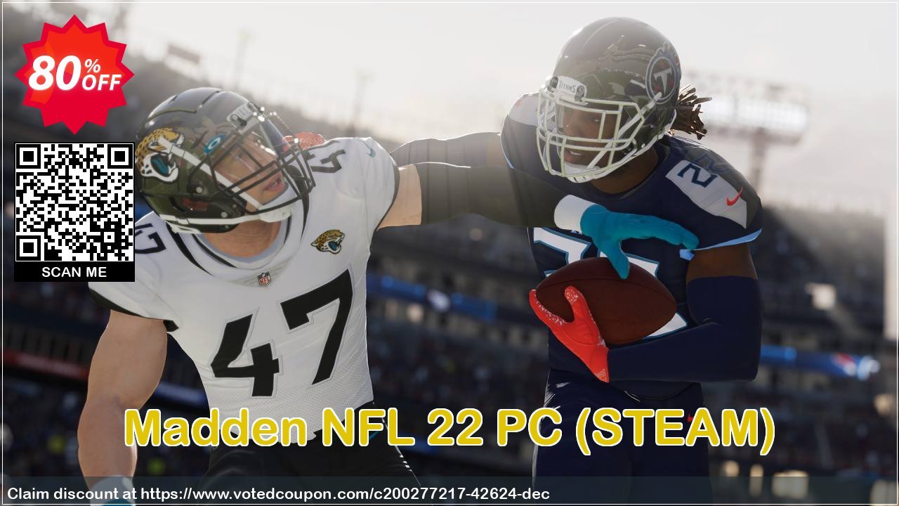 Madden NFL 22 PC, STEAM  Coupon, discount Madden NFL 22 PC (STEAM) Deal 2024 CDkeys. Promotion: Madden NFL 22 PC (STEAM) Exclusive Sale offer 