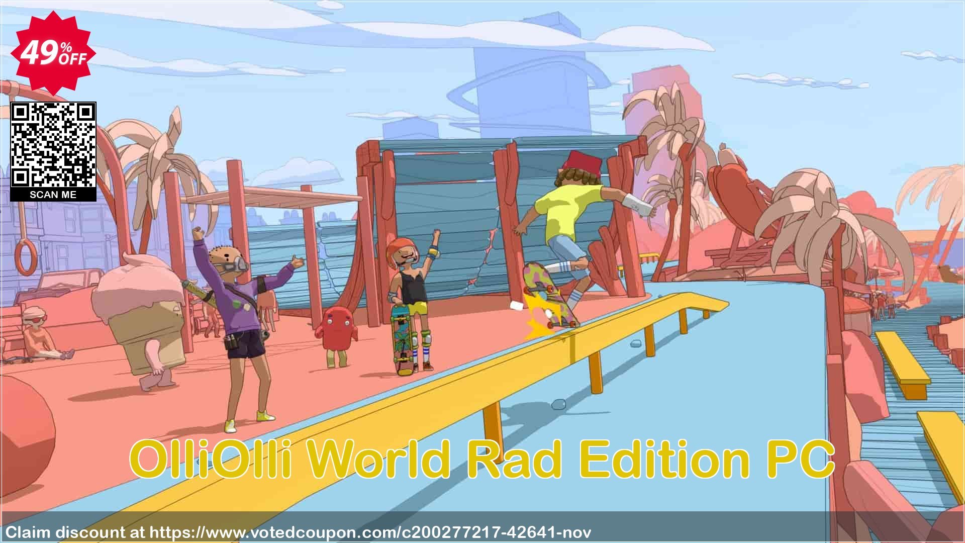 OlliOlli World Rad Edition PC Coupon, discount OlliOlli World Rad Edition PC Deal 2024 CDkeys. Promotion: OlliOlli World Rad Edition PC Exclusive Sale offer 