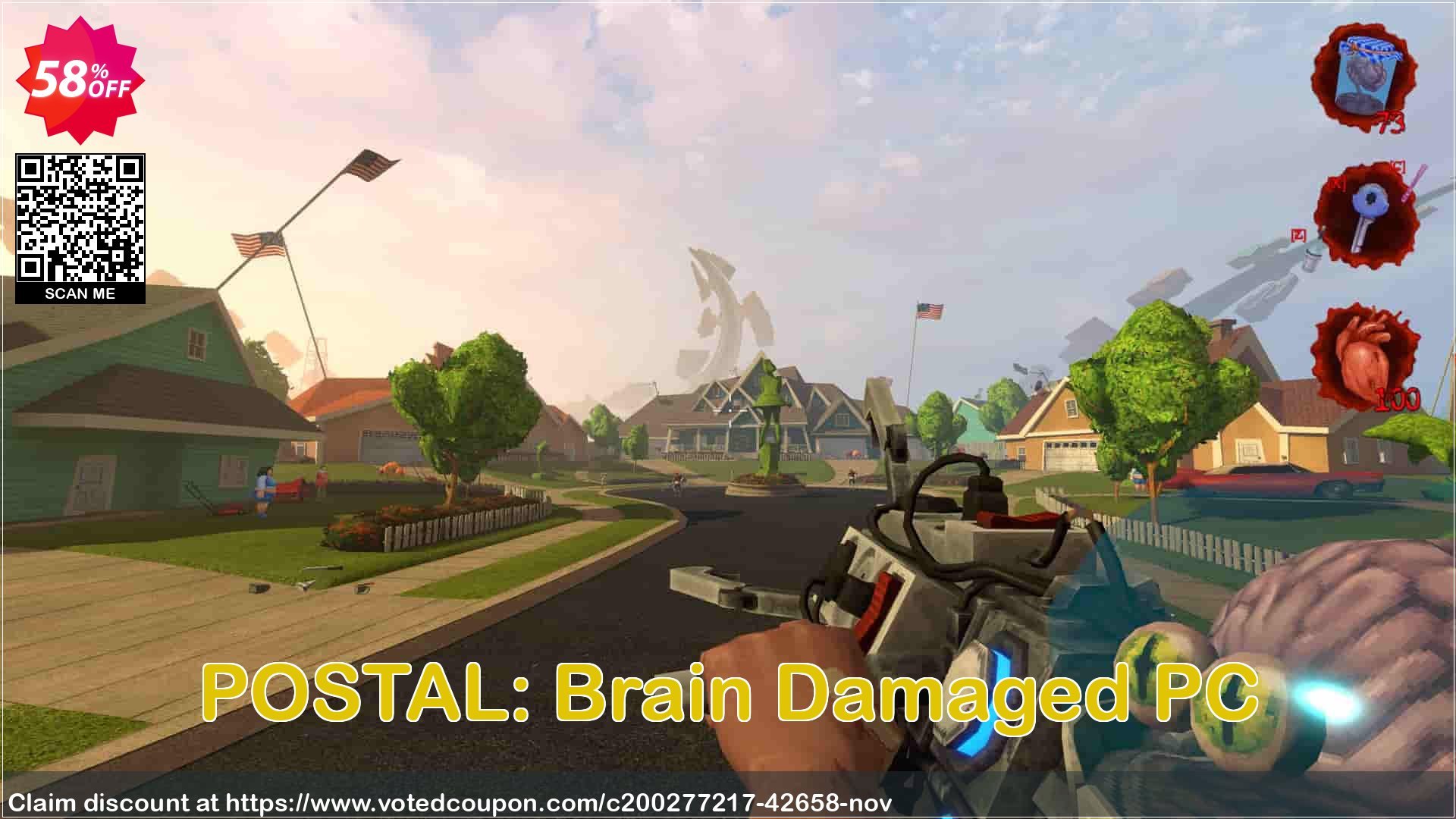 POSTAL: Brain Damaged PC Coupon, discount POSTAL: Brain Damaged PC Deal 2024 CDkeys. Promotion: POSTAL: Brain Damaged PC Exclusive Sale offer 