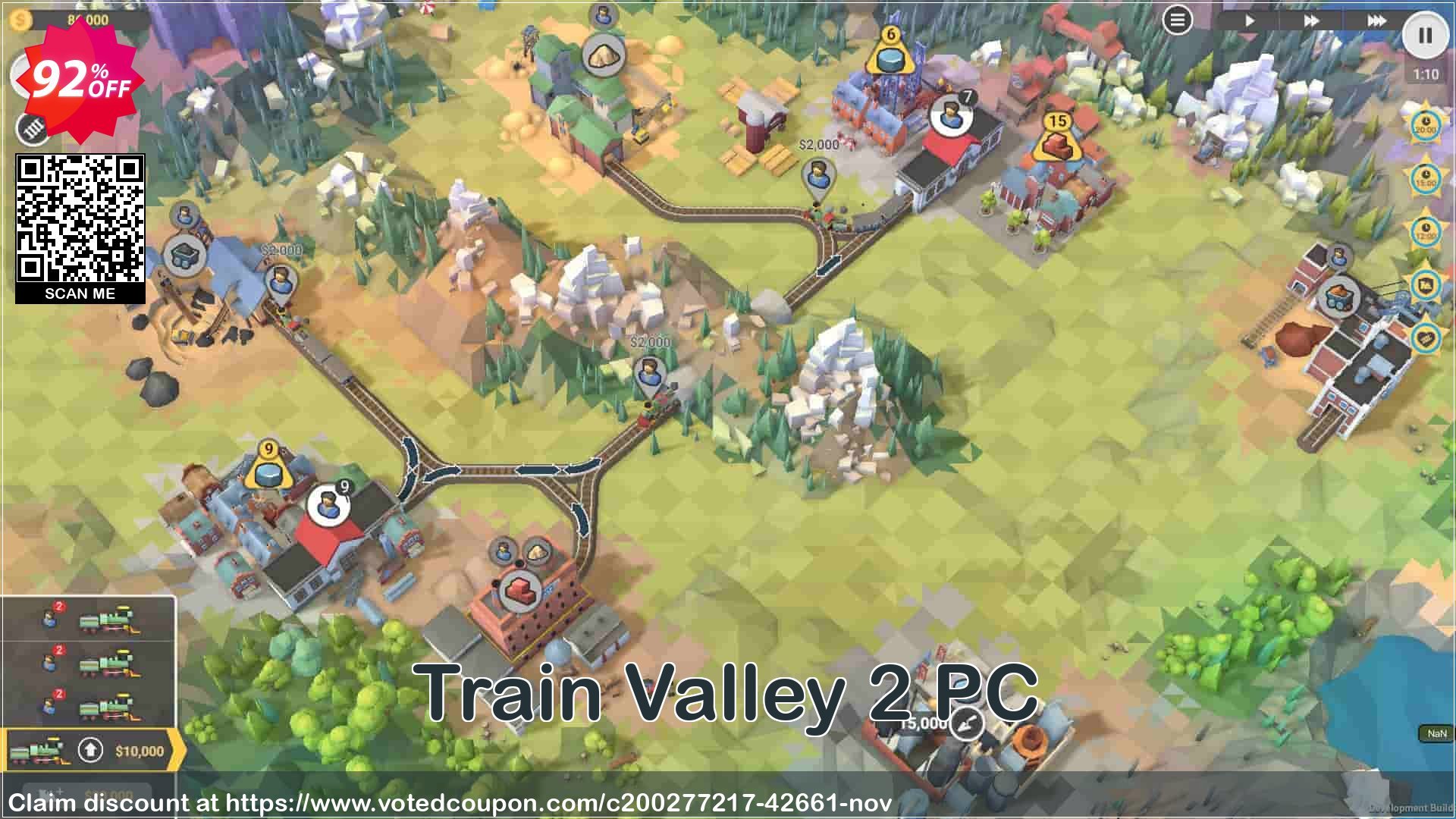 Train Valley 2 PC Coupon, discount Train Valley 2 PC Deal 2024 CDkeys. Promotion: Train Valley 2 PC Exclusive Sale offer 