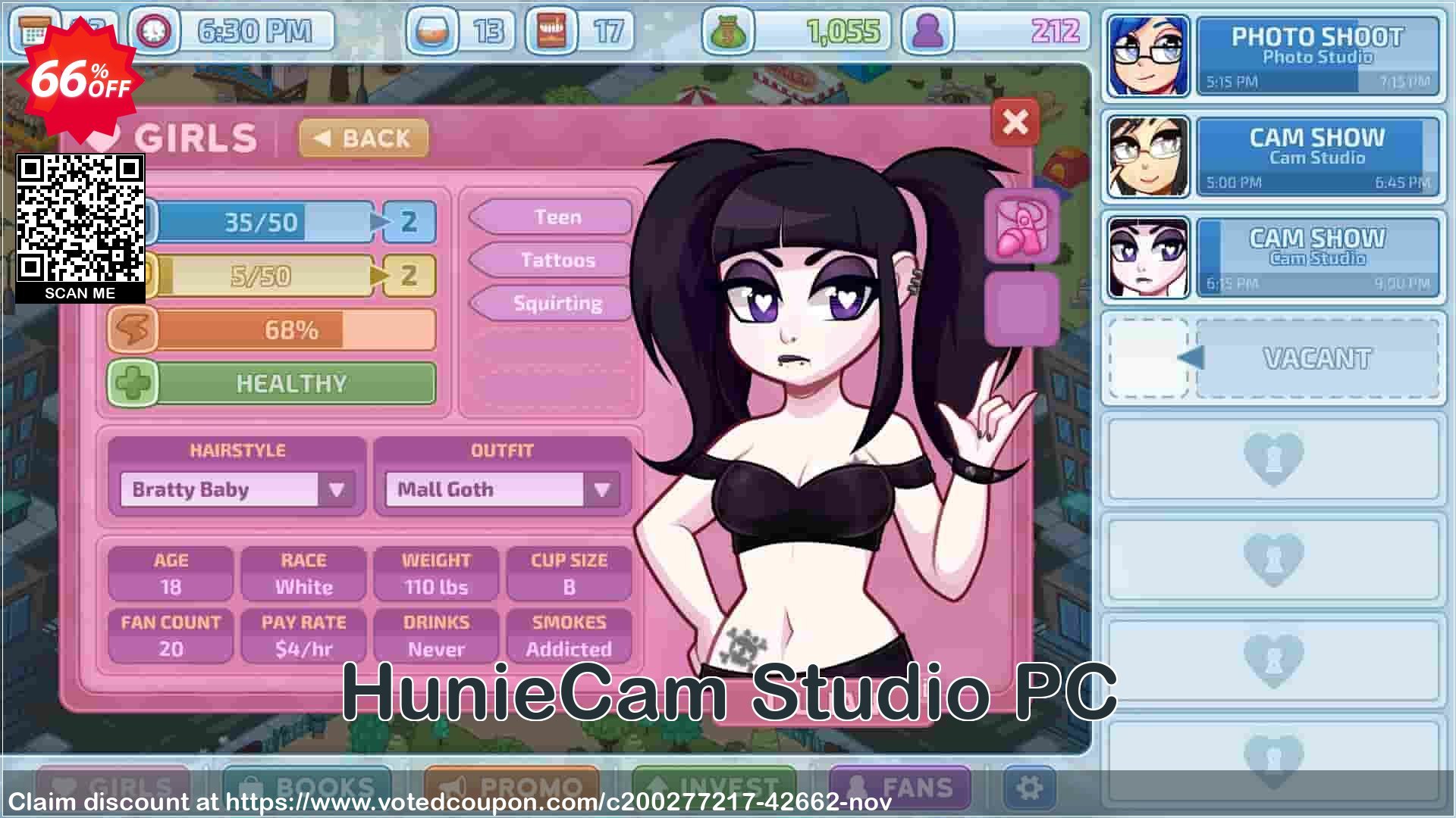 HunieCam Studio PC Coupon, discount HunieCam Studio PC Deal 2024 CDkeys. Promotion: HunieCam Studio PC Exclusive Sale offer 