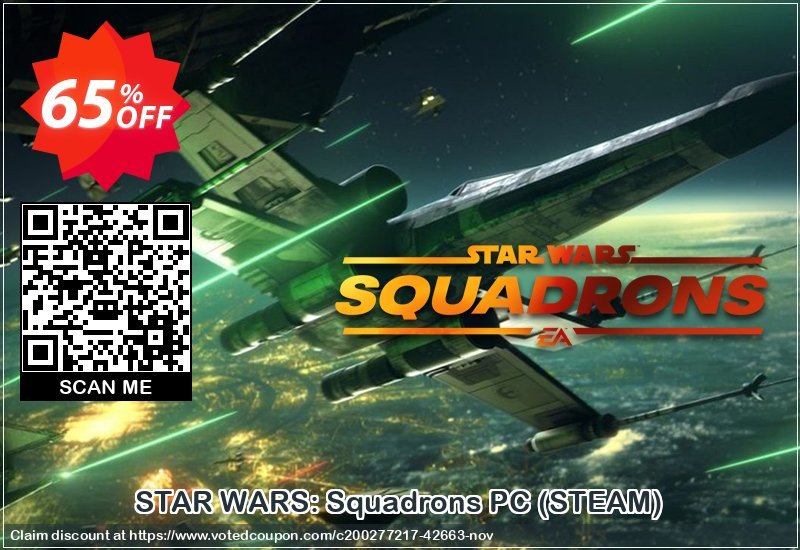 STAR WARS: Squadrons PC, STEAM  Coupon Code May 2024, 65% OFF - VotedCoupon
