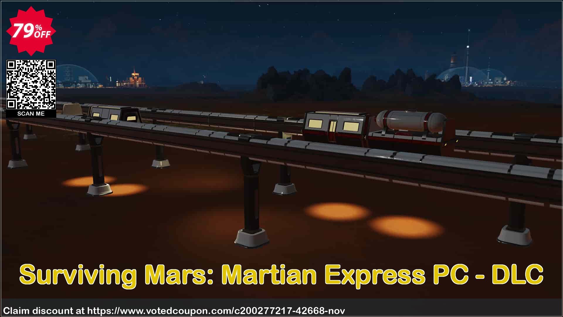 Surviving Mars: Martian Express PC - DLC Coupon, discount Surviving Mars: Martian Express PC - DLC Deal 2024 CDkeys. Promotion: Surviving Mars: Martian Express PC - DLC Exclusive Sale offer 
