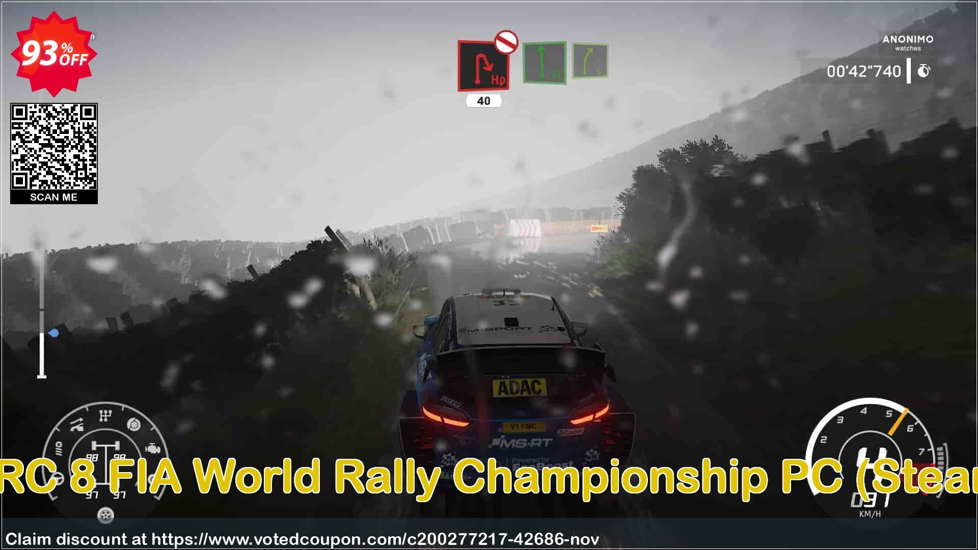 WRC 8 FIA World Rally Championship PC, Steam  Coupon Code May 2024, 93% OFF - VotedCoupon