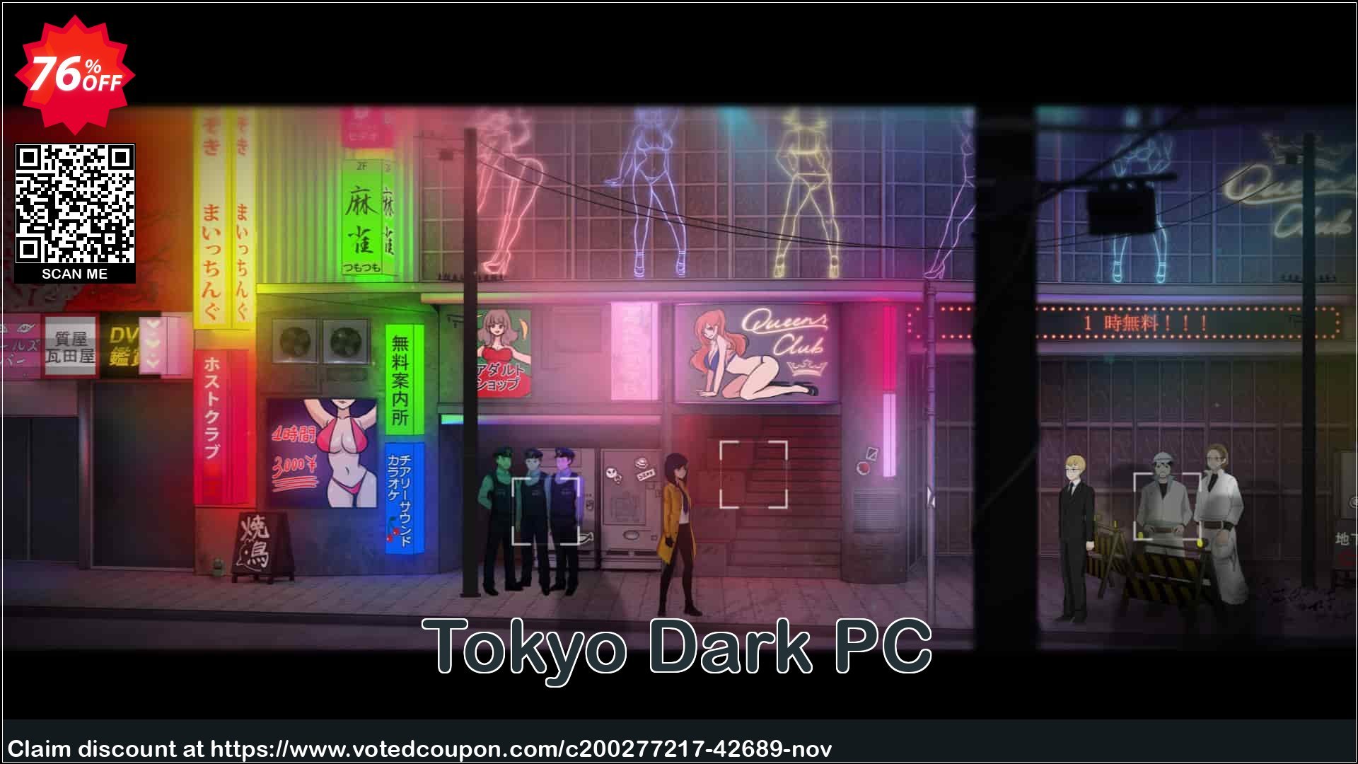 Tokyo Dark PC Coupon, discount Tokyo Dark PC Deal 2024 CDkeys. Promotion: Tokyo Dark PC Exclusive Sale offer 
