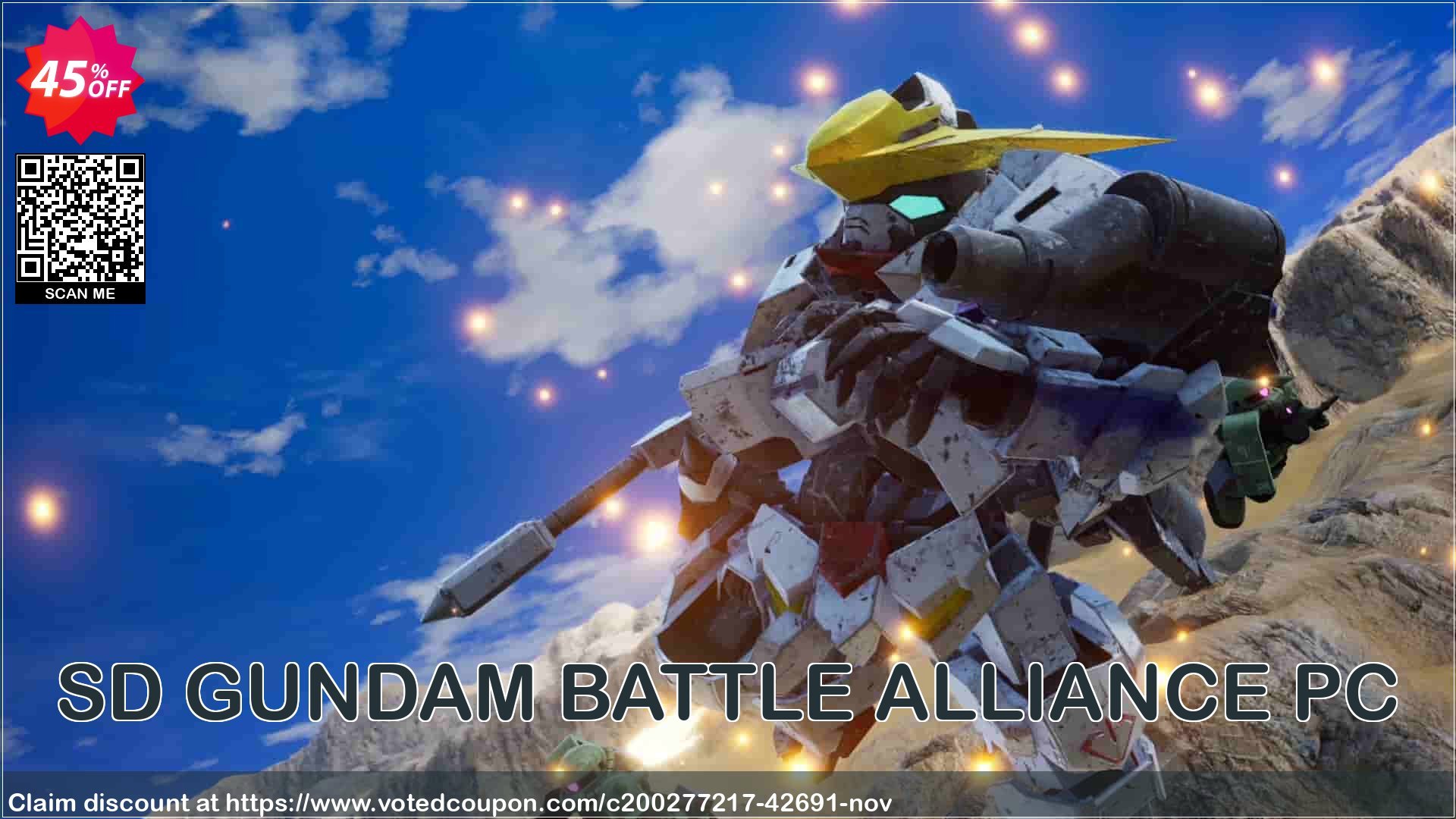 SD GUNDAM BATTLE ALLIANCE PC Coupon, discount SD GUNDAM BATTLE ALLIANCE PC Deal 2024 CDkeys. Promotion: SD GUNDAM BATTLE ALLIANCE PC Exclusive Sale offer 