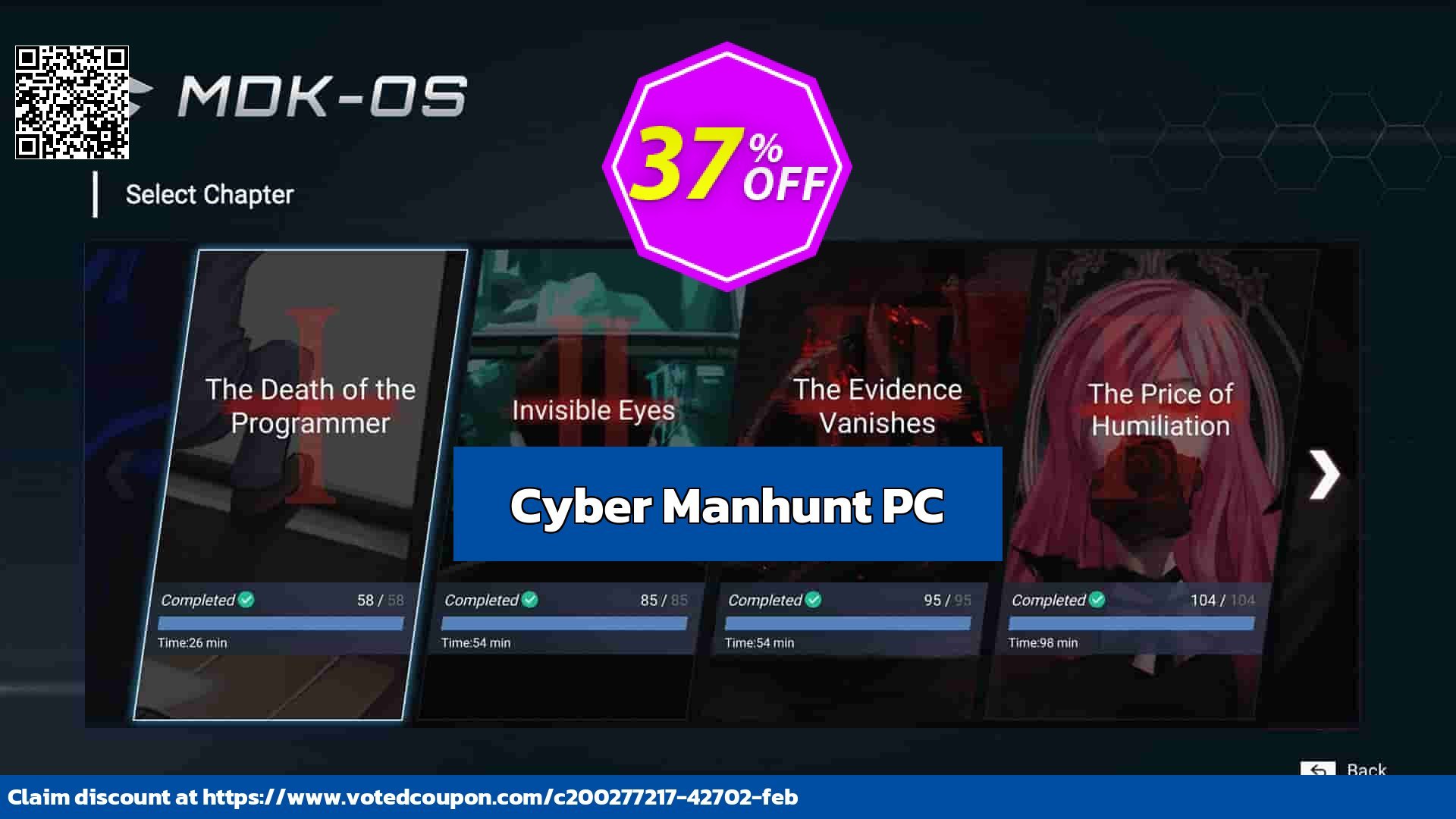 Cyber Manhunt PC Coupon, discount Cyber Manhunt PC Deal 2024 CDkeys. Promotion: Cyber Manhunt PC Exclusive Sale offer 