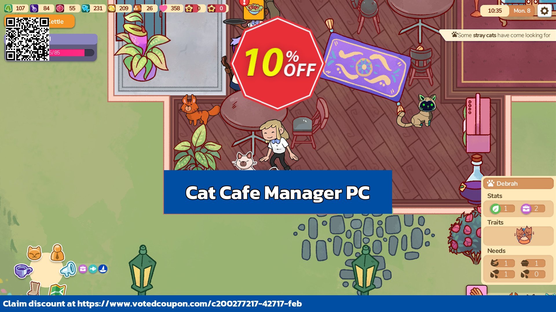 Cat Cafe Manager PC Coupon, discount Cat Cafe Manager PC Deal 2024 CDkeys. Promotion: Cat Cafe Manager PC Exclusive Sale offer 