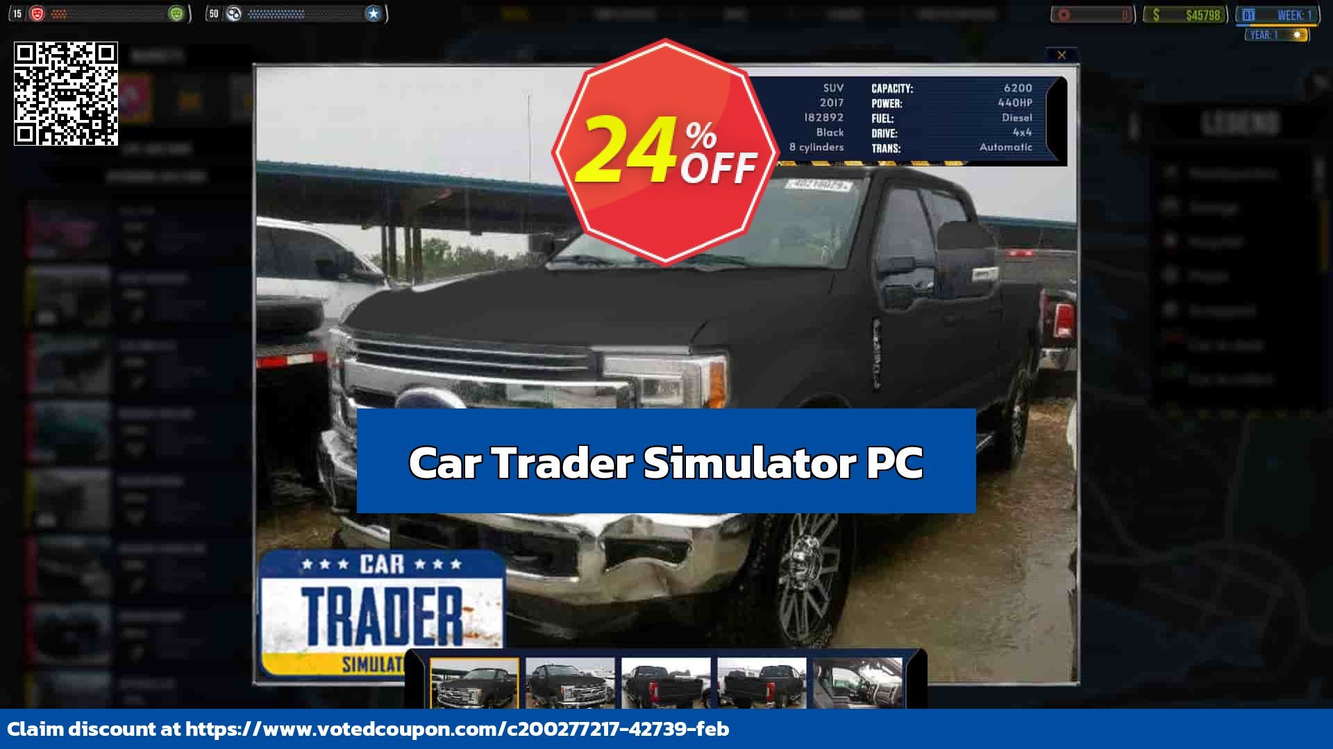 Car Trader Simulator PC Coupon, discount Car Trader Simulator PC Deal 2024 CDkeys. Promotion: Car Trader Simulator PC Exclusive Sale offer 