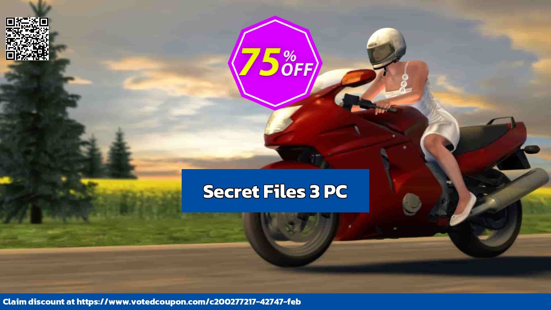 Secret Files 3 PC Coupon, discount Secret Files 3 PC Deal 2024 CDkeys. Promotion: Secret Files 3 PC Exclusive Sale offer 