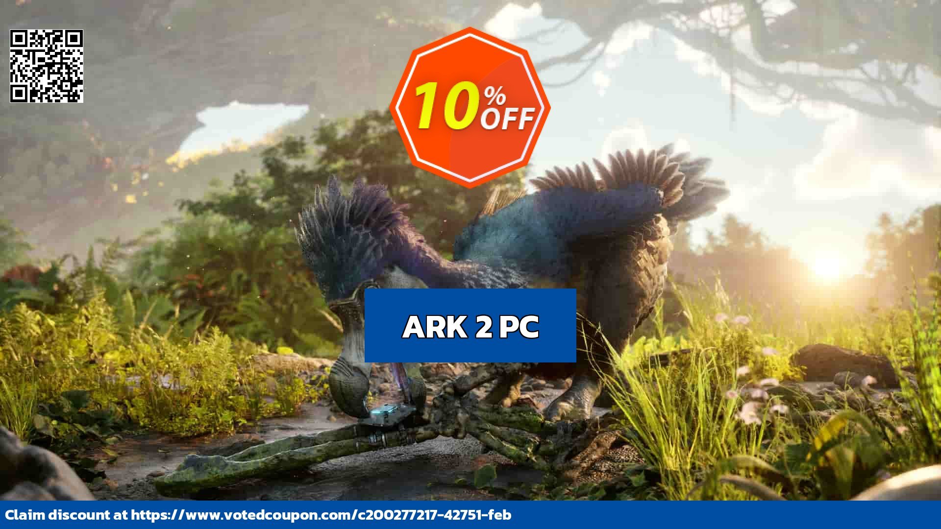 ARK 2 PC Coupon, discount ARK 2 PC Deal 2024 CDkeys. Promotion: ARK 2 PC Exclusive Sale offer 