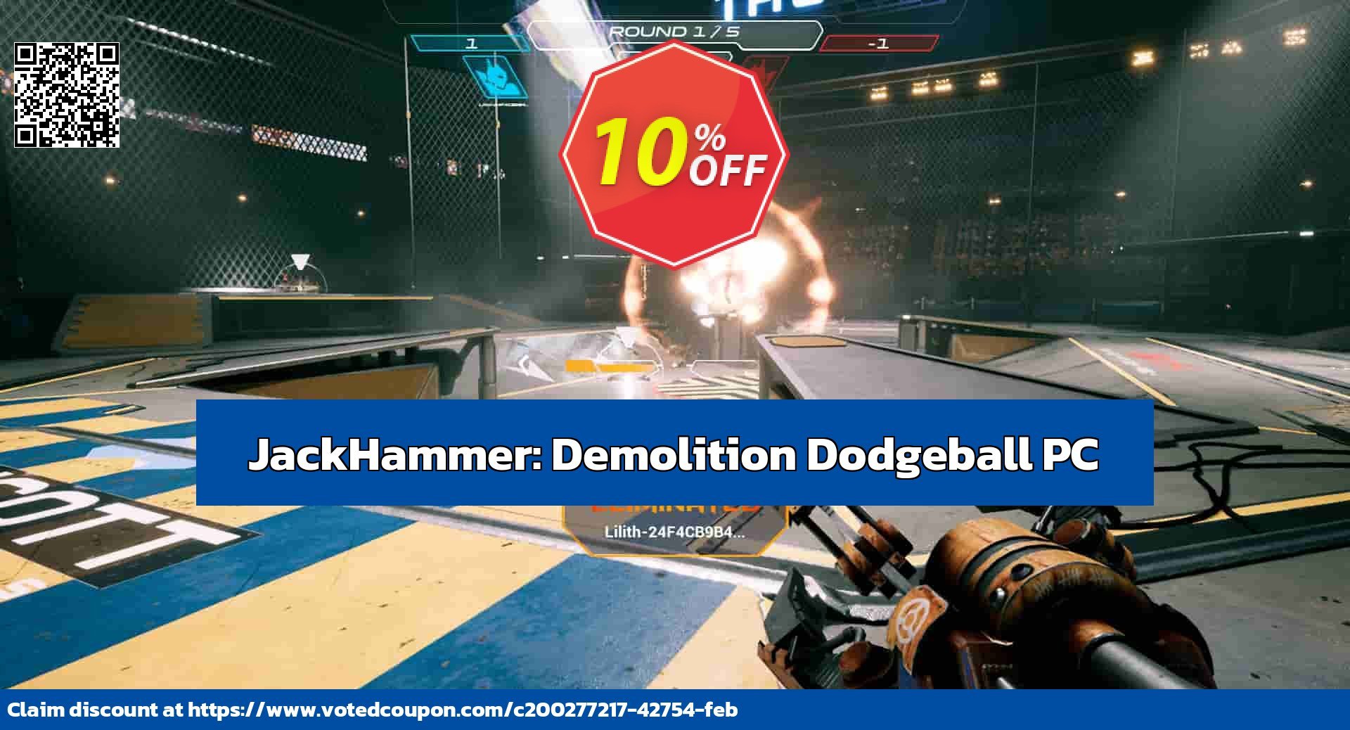 JackHammer: Demolition Dodgeball PC Coupon Code May 2024, 12% OFF - VotedCoupon
