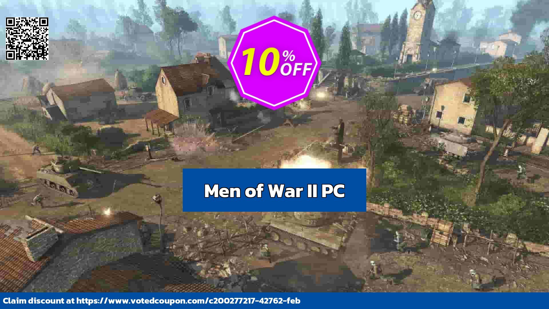 Men of War II PC Coupon, discount Men of War II PC Deal 2024 CDkeys. Promotion: Men of War II PC Exclusive Sale offer 