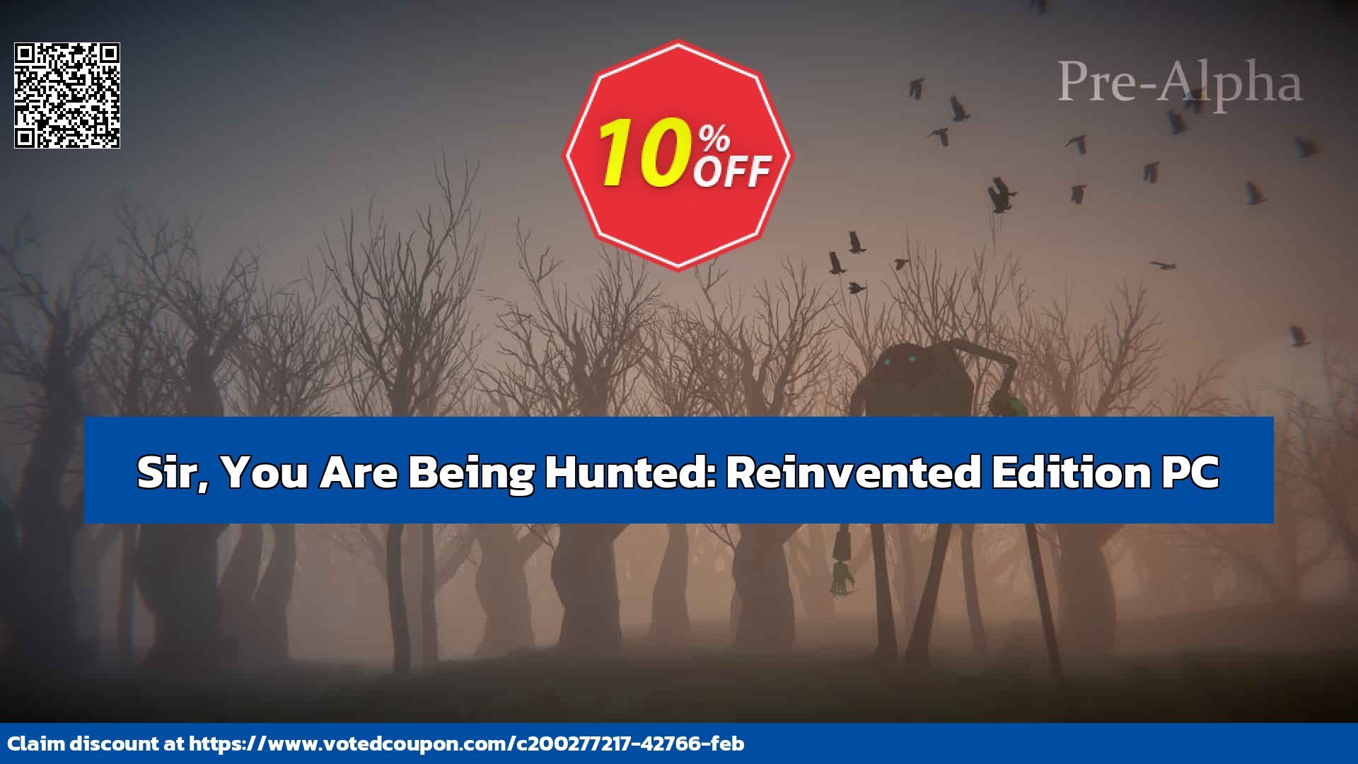Sir, You Are Being Hunted: Reinvented Edition PC Coupon Code May 2024, 12% OFF - VotedCoupon