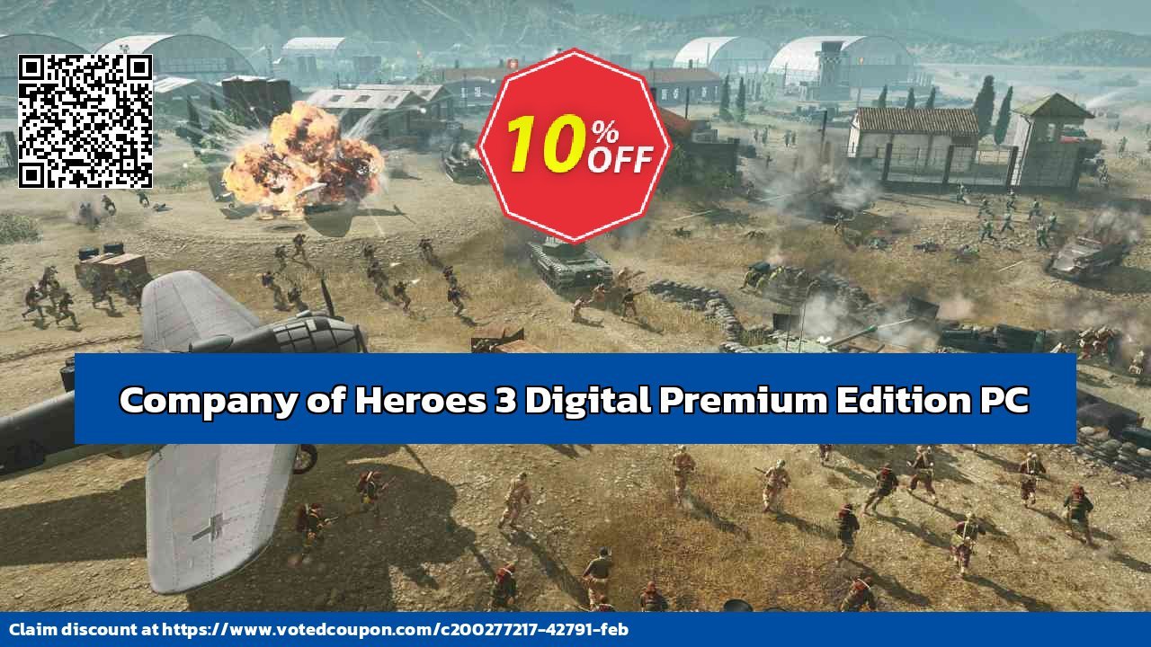 Company of Heroes 3 Digital Premium Edition PC Coupon, discount Company of Heroes 3 Digital Premium Edition PC Deal 2024 CDkeys. Promotion: Company of Heroes 3 Digital Premium Edition PC Exclusive Sale offer 
