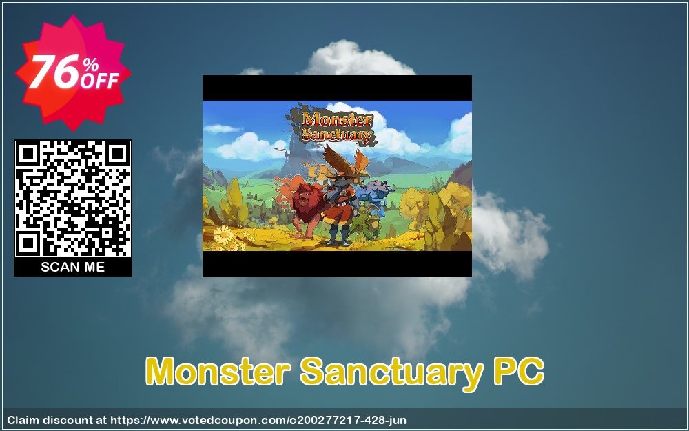 Monster Sanctuary PC Coupon, discount Monster Sanctuary PC Deal. Promotion: Monster Sanctuary PC Exclusive offer 