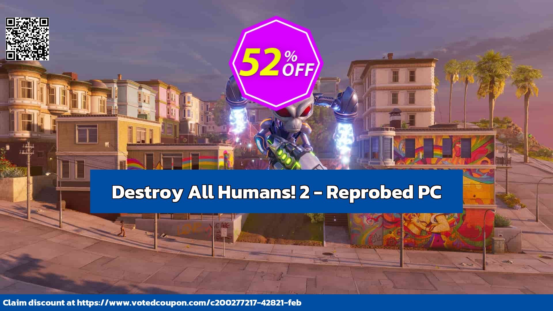 Destroy All Humans! 2 - Reprobed PC Coupon, discount Destroy All Humans! 2 - Reprobed PC Deal 2024 CDkeys. Promotion: Destroy All Humans! 2 - Reprobed PC Exclusive Sale offer 