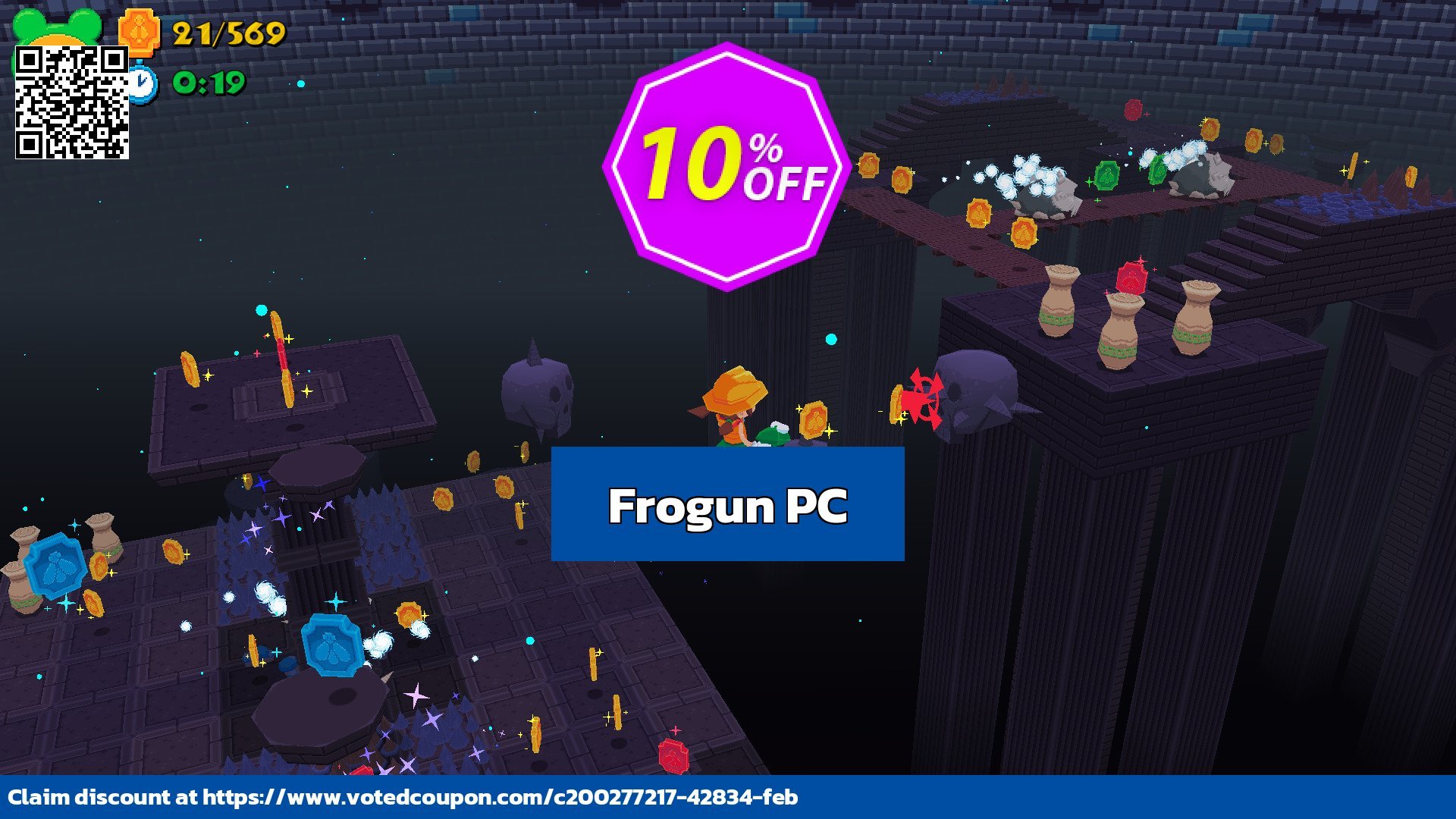 Frogun PC Coupon, discount Frogun PC Deal 2024 CDkeys. Promotion: Frogun PC Exclusive Sale offer 