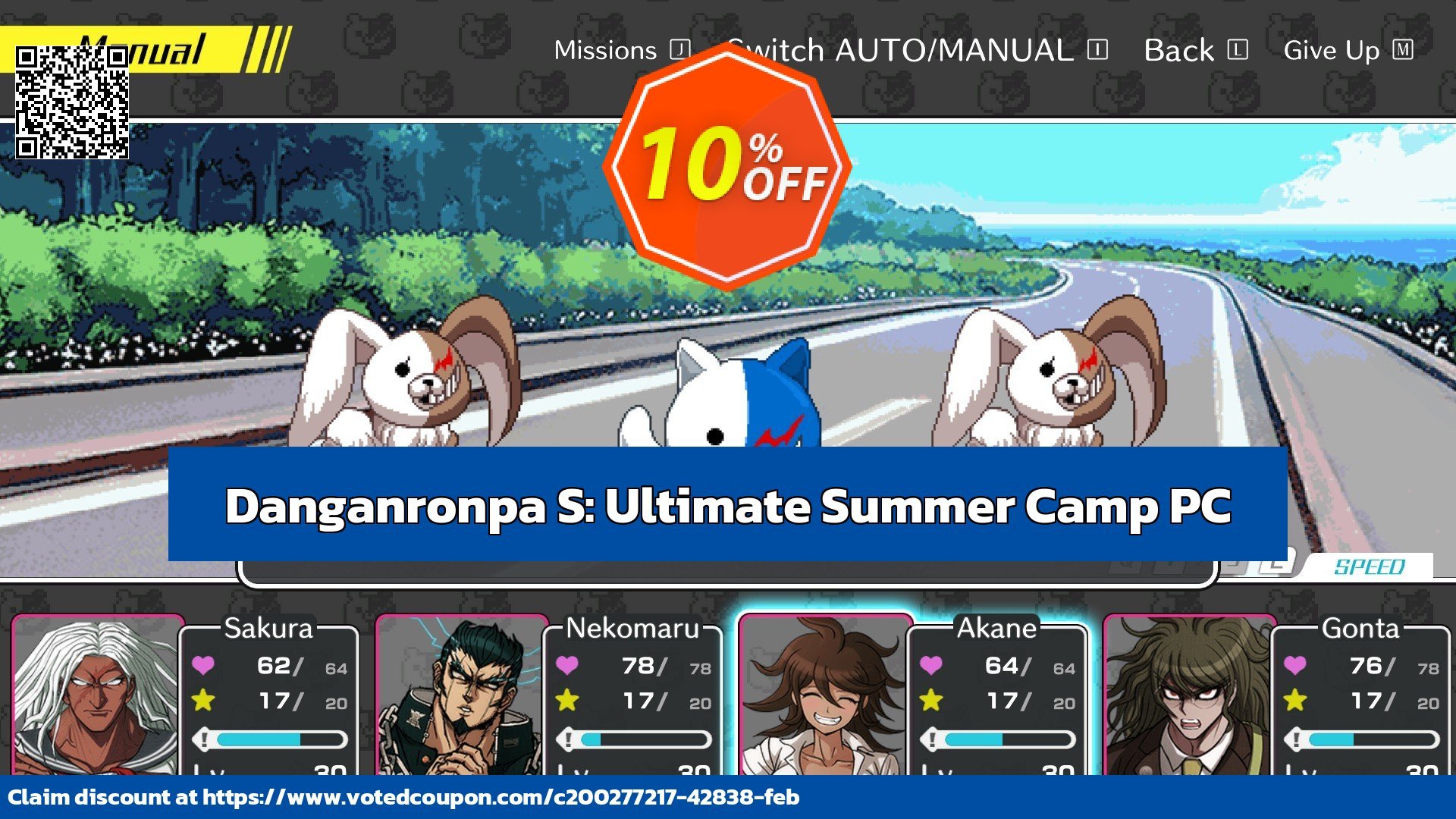 Danganronpa S: Ultimate Summer Camp PC Coupon Code May 2024, 12% OFF - VotedCoupon