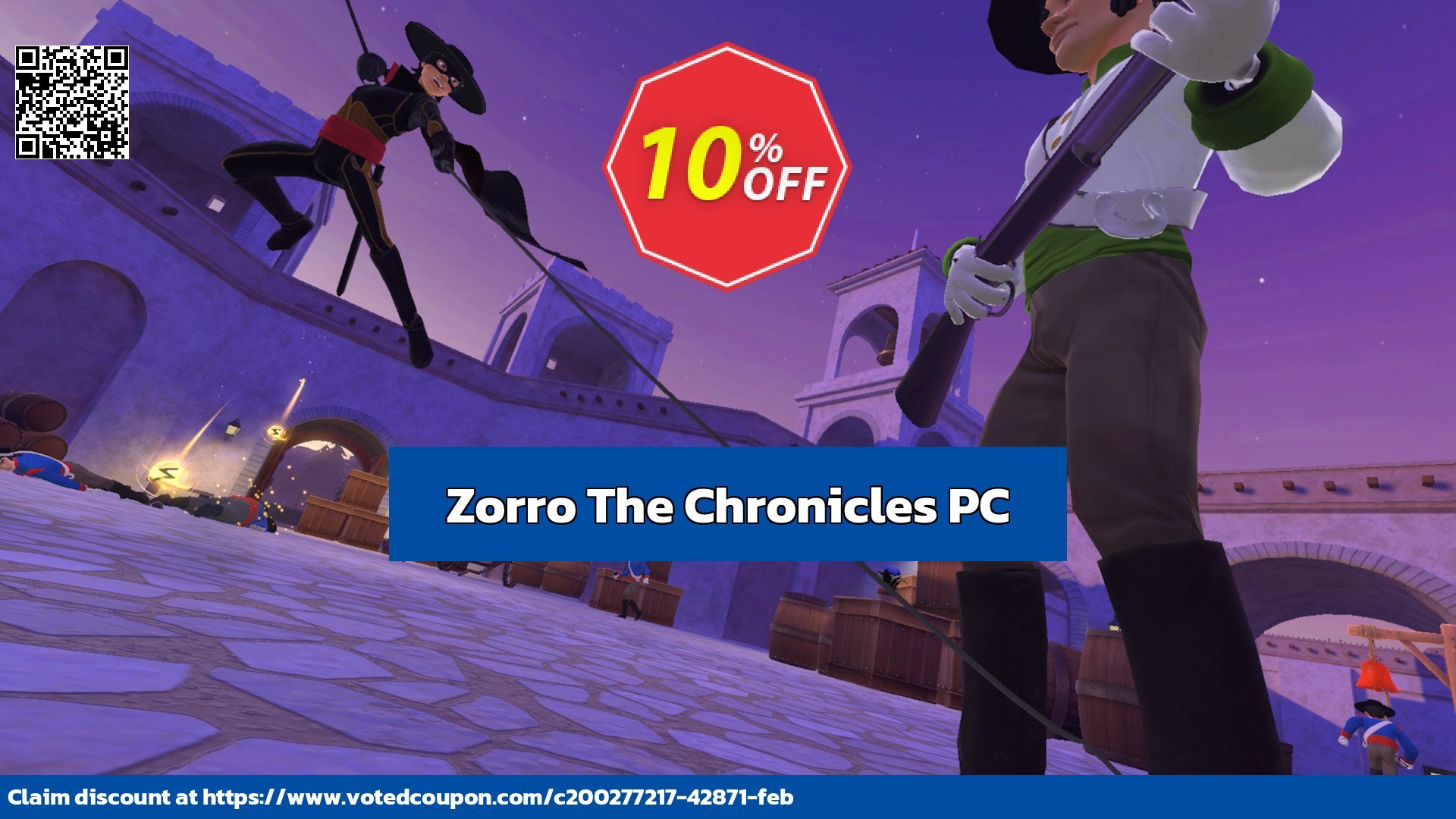 Zorro The Chronicles PC Coupon Code May 2024, 10% OFF - VotedCoupon
