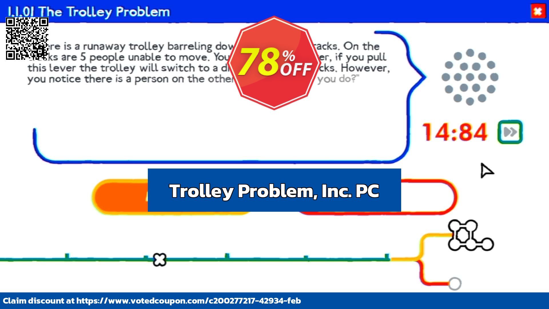 Trolley Problem, Inc. PC Coupon, discount Trolley Problem, Inc. PC Deal 2024 CDkeys. Promotion: Trolley Problem, Inc. PC Exclusive Sale offer 