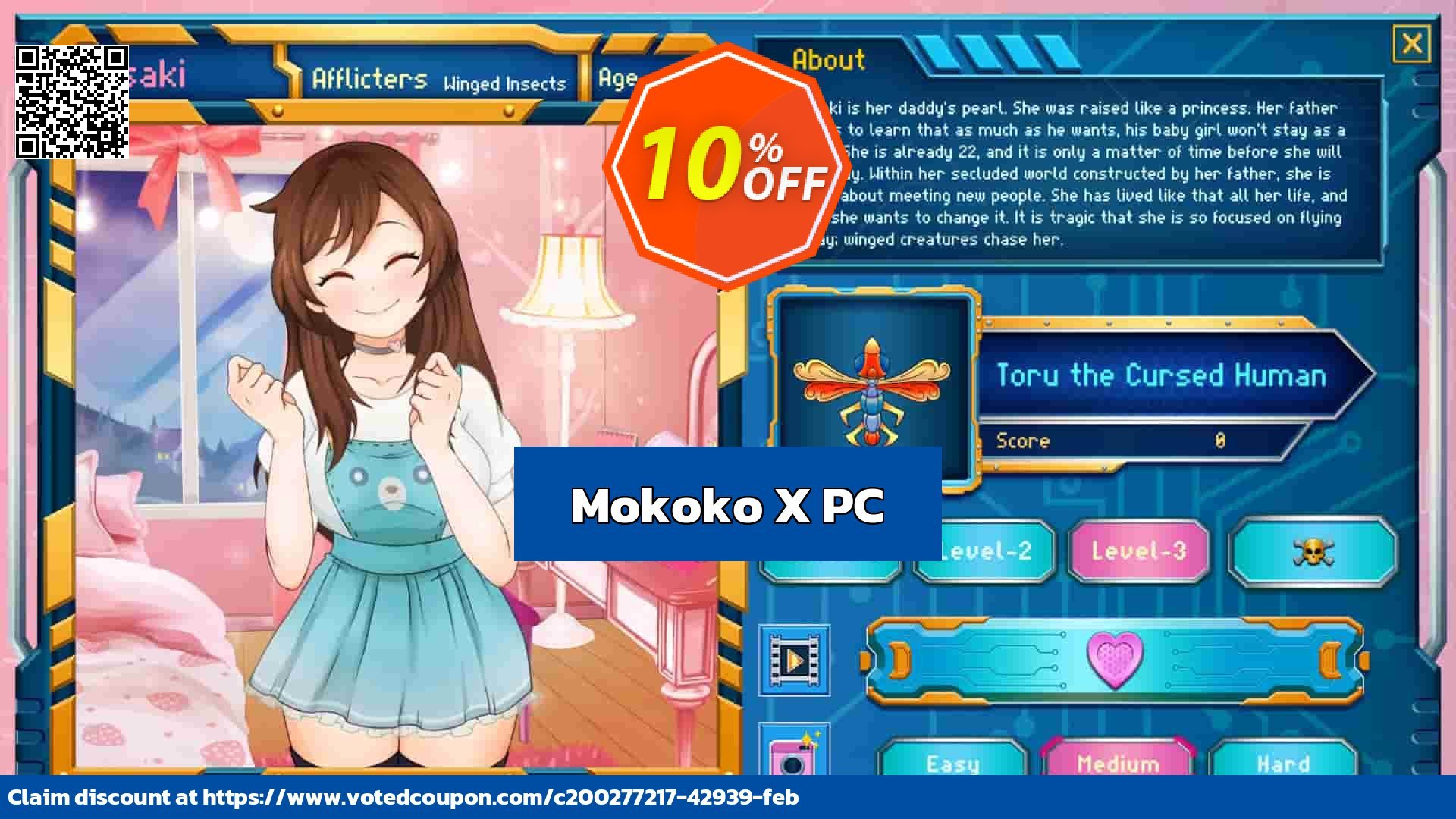 Mokoko X PC Coupon, discount Mokoko X PC Deal 2024 CDkeys. Promotion: Mokoko X PC Exclusive Sale offer 