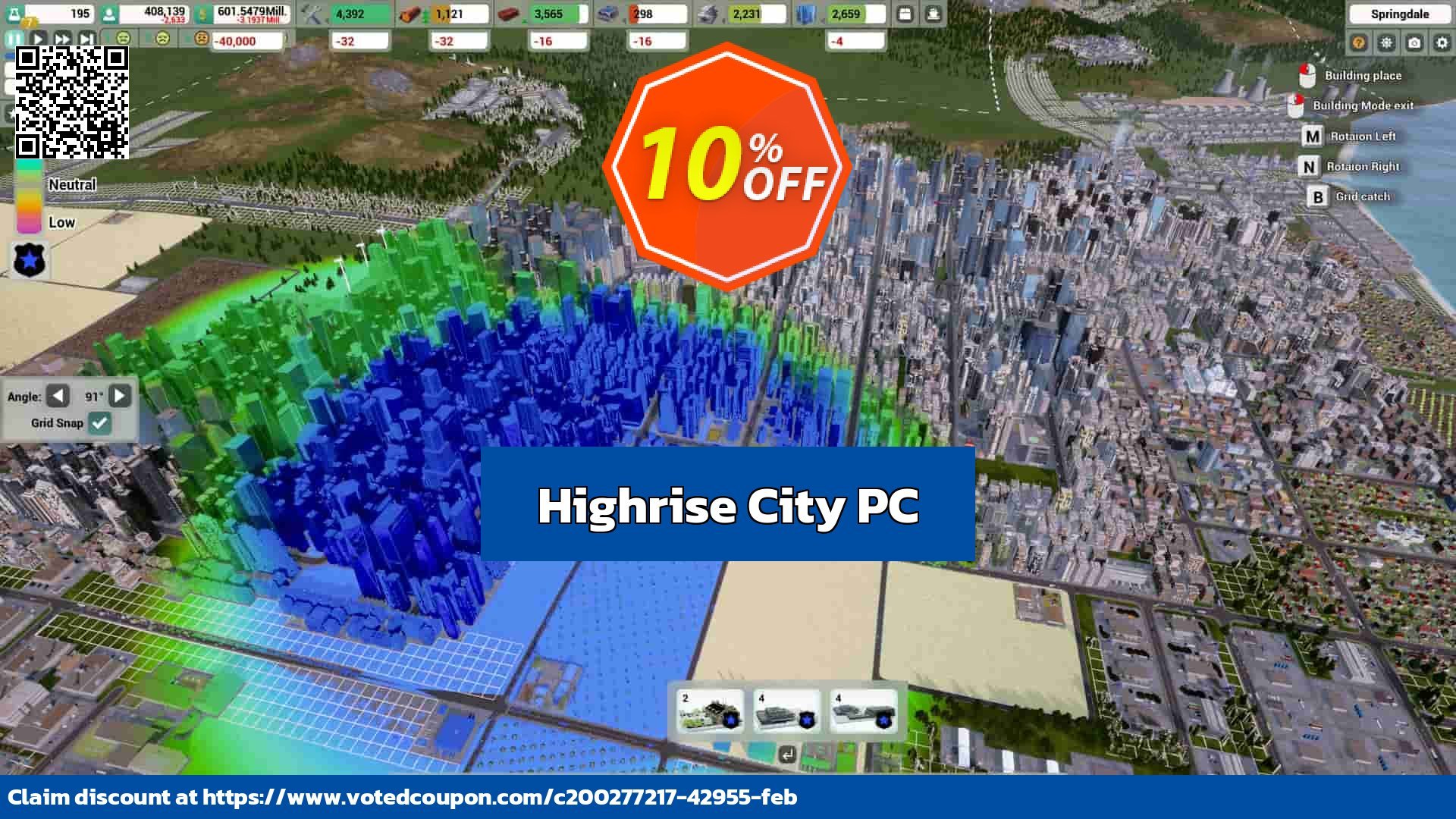 Highrise City PC Coupon, discount Highrise City PC Deal 2024 CDkeys. Promotion: Highrise City PC Exclusive Sale offer 