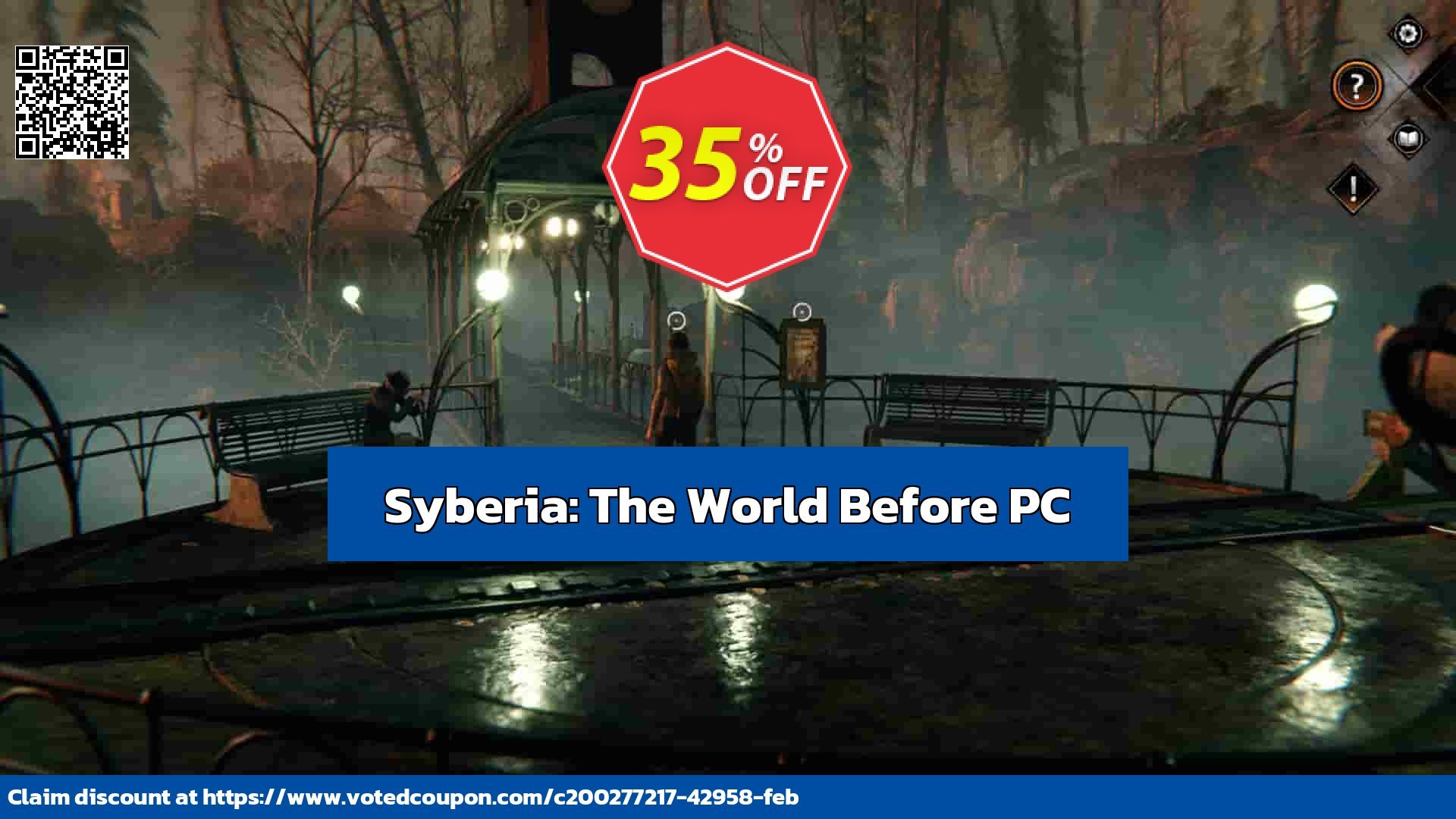 Syberia: The World Before PC Coupon, discount Syberia: The World Before PC Deal 2024 CDkeys. Promotion: Syberia: The World Before PC Exclusive Sale offer 