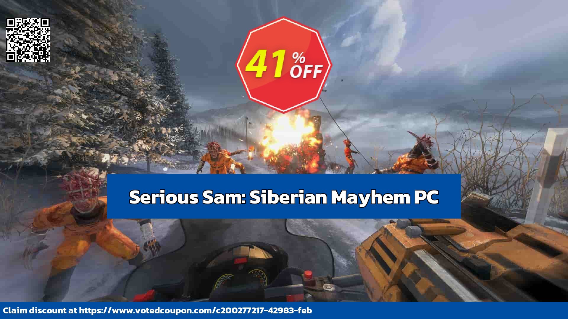 Serious Sam: Siberian Mayhem PC Coupon, discount Serious Sam: Siberian Mayhem PC Deal 2024 CDkeys. Promotion: Serious Sam: Siberian Mayhem PC Exclusive Sale offer 