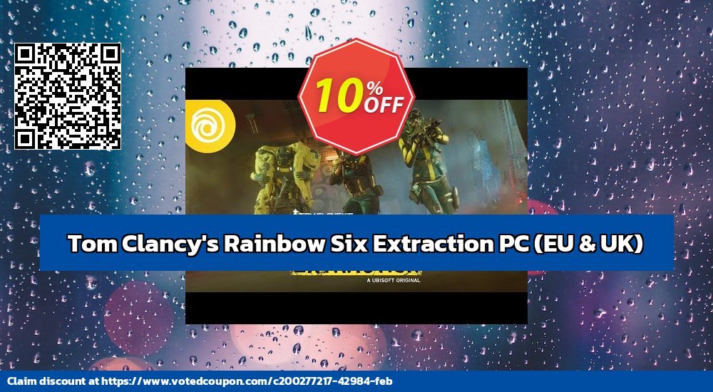 Tom Clancy's Rainbow Six Extraction PC, EU & UK  Coupon Code May 2024, 11% OFF - VotedCoupon
