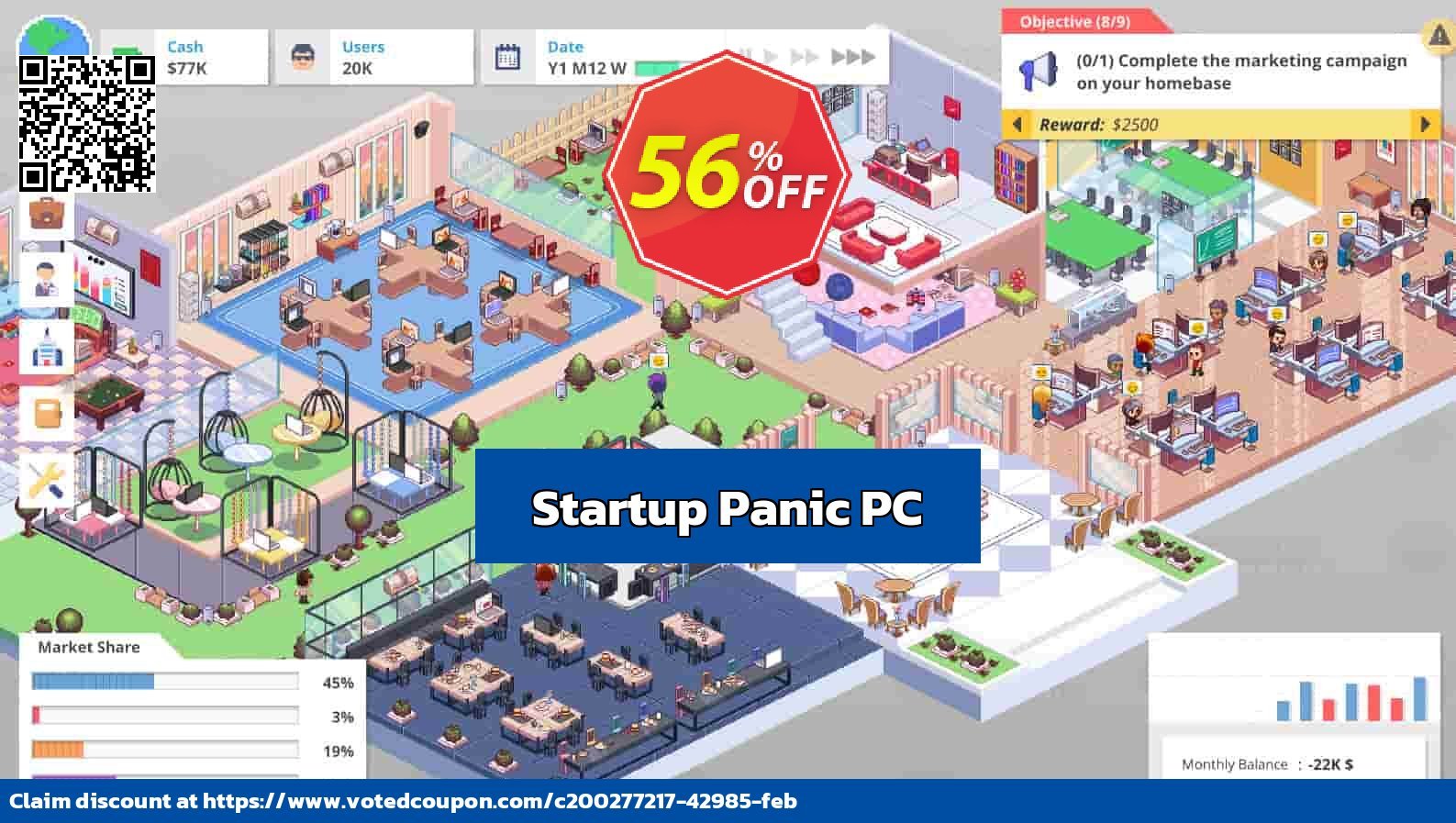 Startup Panic PC Coupon, discount Startup Panic PC Deal 2024 CDkeys. Promotion: Startup Panic PC Exclusive Sale offer 