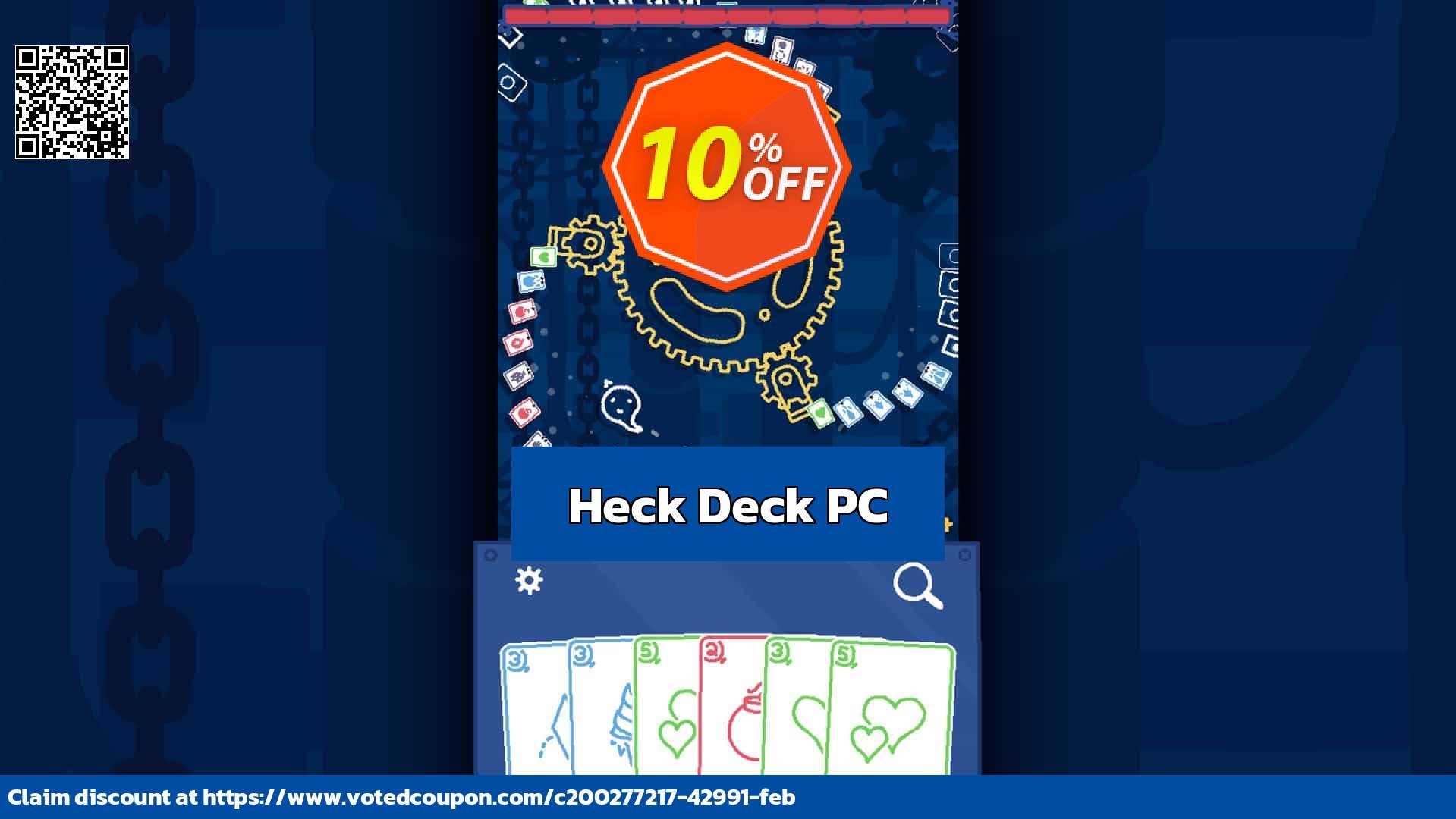 Heck Deck PC Coupon, discount Heck Deck PC Deal 2024 CDkeys. Promotion: Heck Deck PC Exclusive Sale offer 