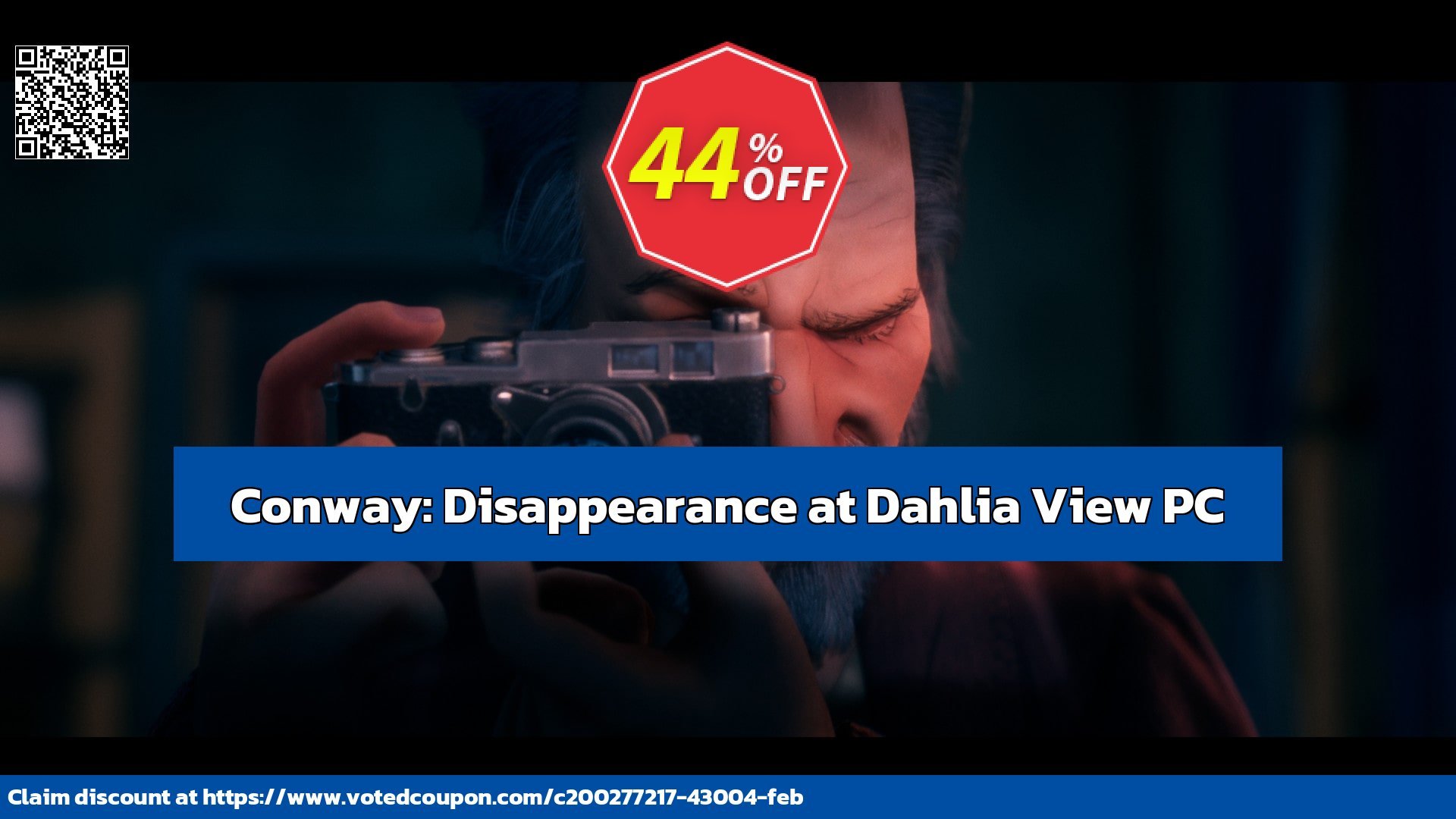 Conway: Disappearance at Dahlia View PC Coupon, discount Conway: Disappearance at Dahlia View PC Deal 2024 CDkeys. Promotion: Conway: Disappearance at Dahlia View PC Exclusive Sale offer 