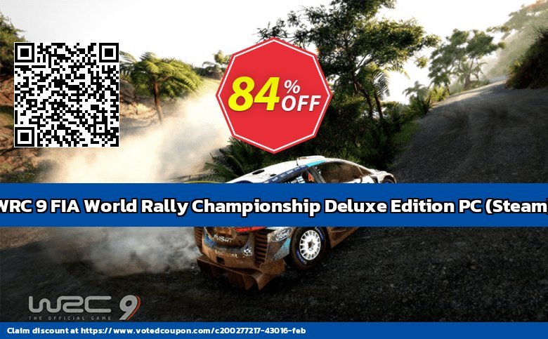 WRC 9 FIA World Rally Championship Deluxe Edition PC, Steam  Coupon, discount WRC 9 FIA World Rally Championship Deluxe Edition PC (Steam) Deal 2024 CDkeys. Promotion: WRC 9 FIA World Rally Championship Deluxe Edition PC (Steam) Exclusive Sale offer 