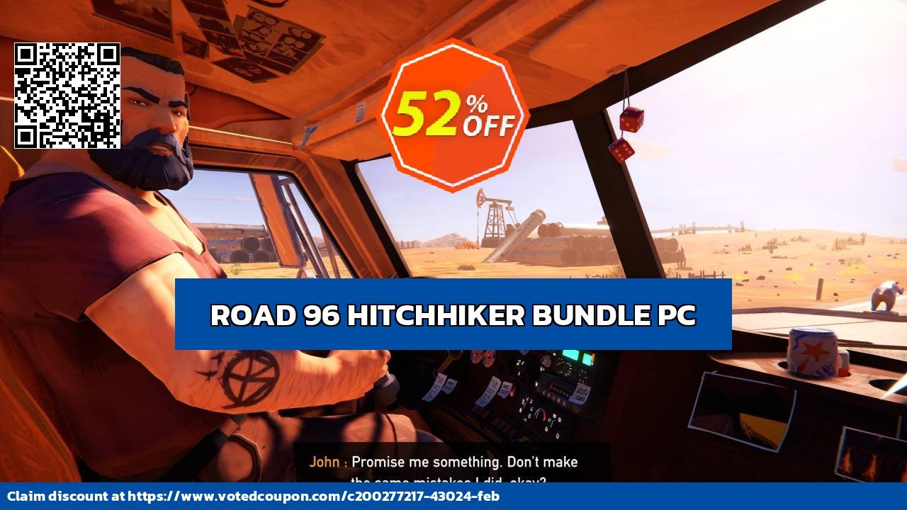 ROAD 96 HITCHHIKER BUNDLE PC Coupon, discount ROAD 96 HITCHHIKER BUNDLE PC Deal 2024 CDkeys. Promotion: ROAD 96 HITCHHIKER BUNDLE PC Exclusive Sale offer 