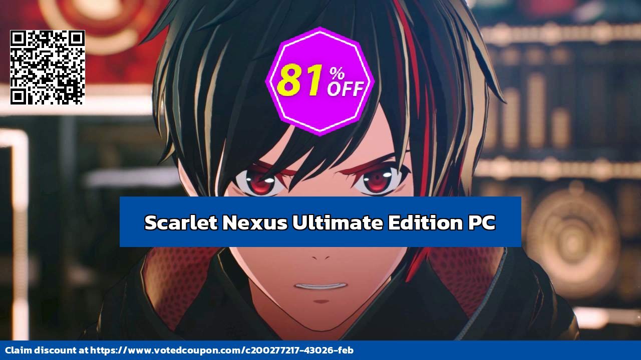 Scarlet Nexus Ultimate Edition PC Coupon, discount Scarlet Nexus Ultimate Edition PC Deal 2024 CDkeys. Promotion: Scarlet Nexus Ultimate Edition PC Exclusive Sale offer 