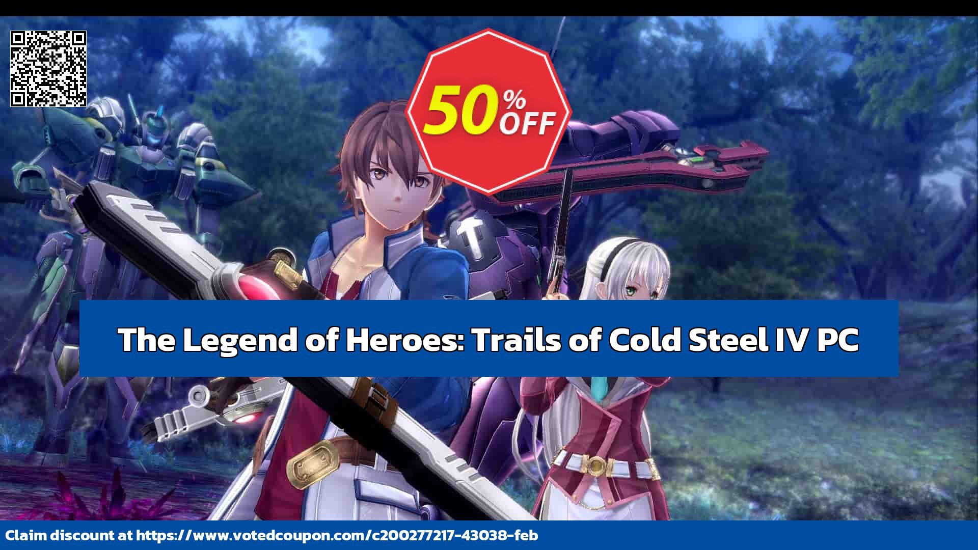 The Legend of Heroes: Trails of Cold Steel IV PC Coupon, discount The Legend of Heroes: Trails of Cold Steel IV PC Deal 2024 CDkeys. Promotion: The Legend of Heroes: Trails of Cold Steel IV PC Exclusive Sale offer 