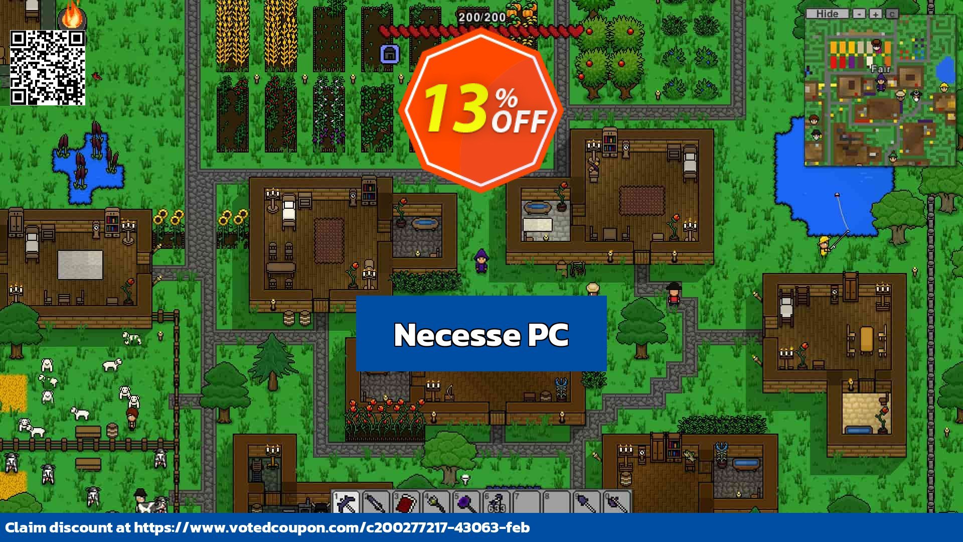 Necesse PC Coupon, discount Necesse PC Deal 2024 CDkeys. Promotion: Necesse PC Exclusive Sale offer 