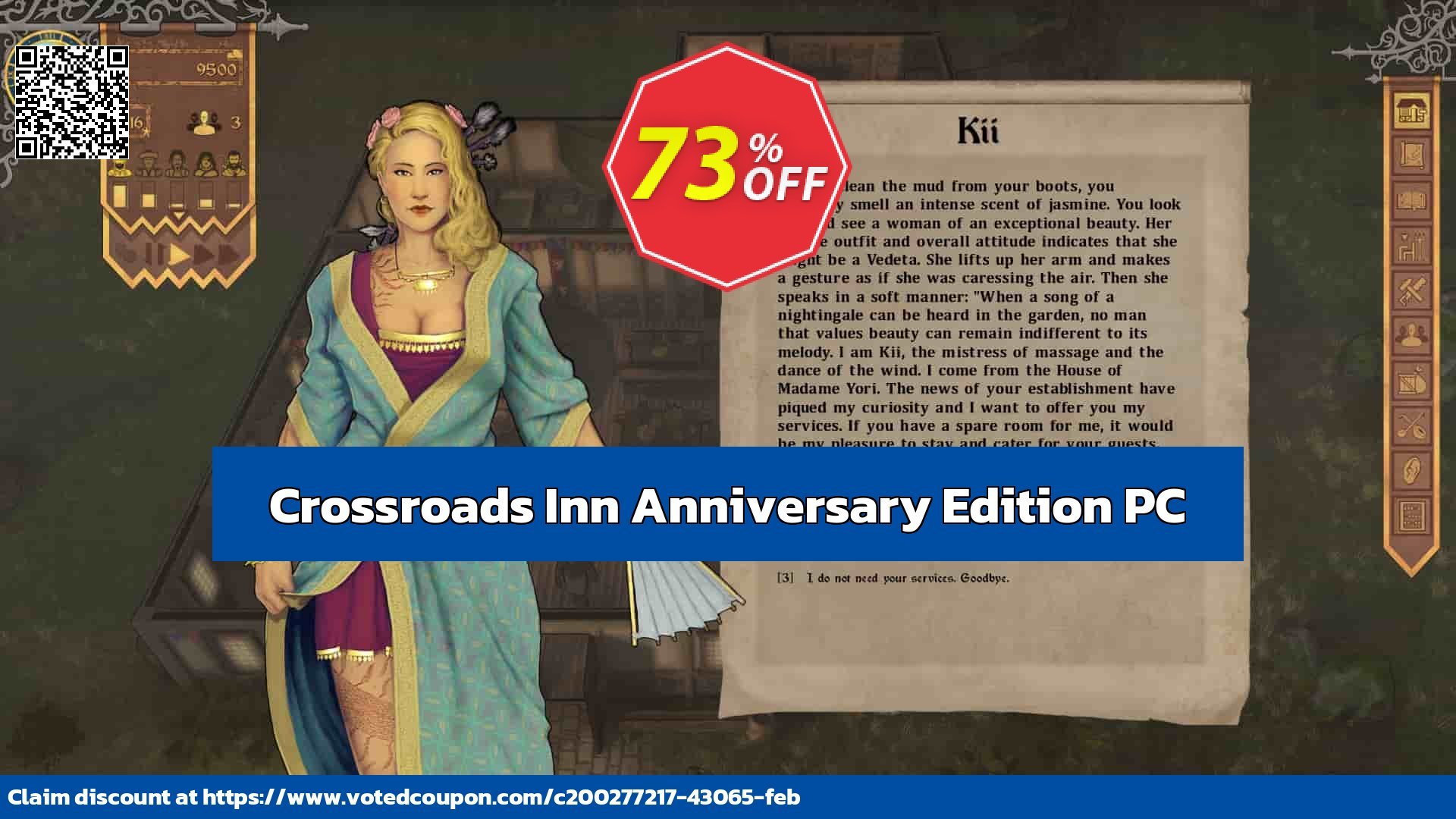 Crossroads Inn Anniversary Edition PC Coupon Code May 2024, 75% OFF - VotedCoupon